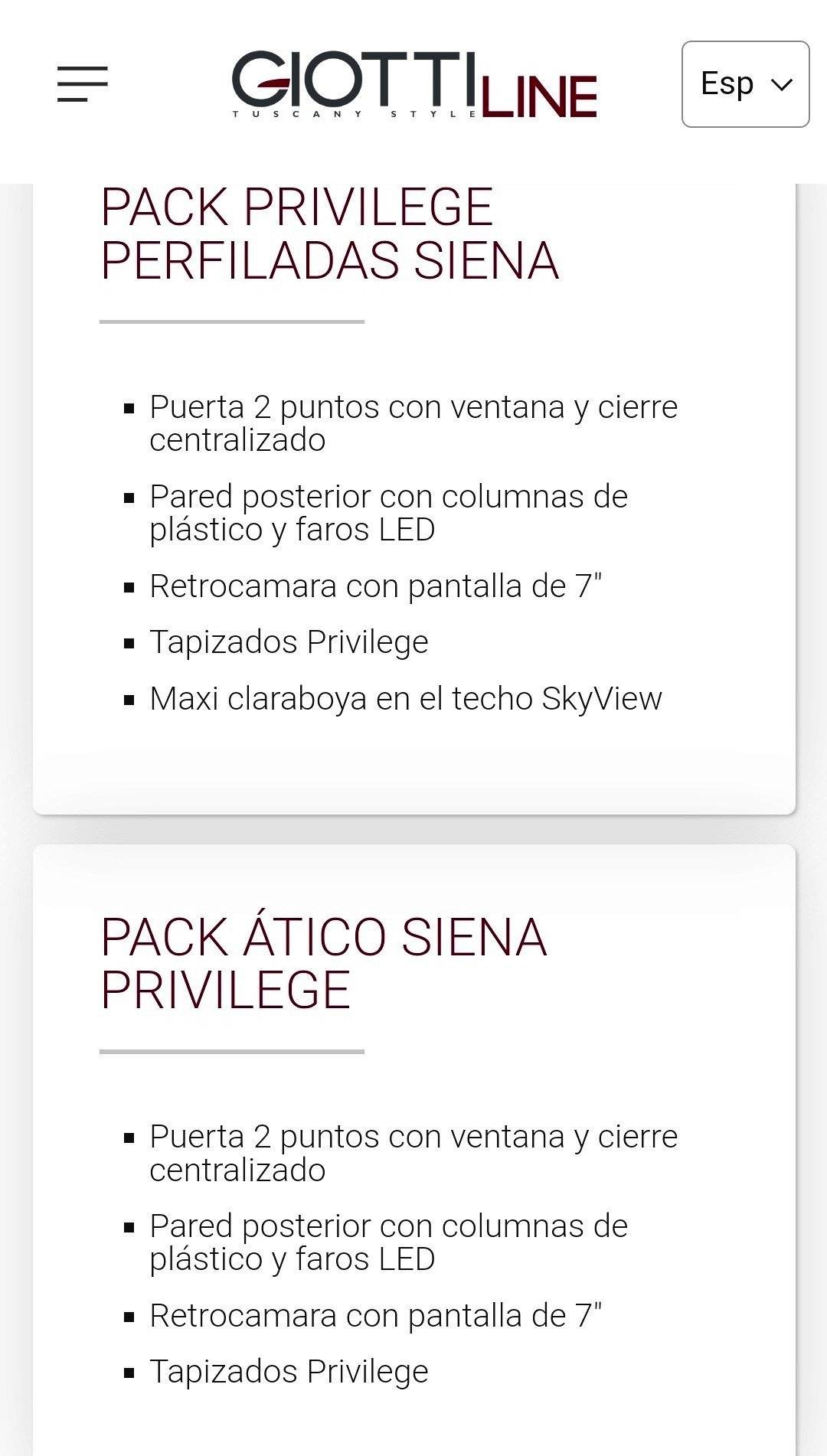 Giottiline SIENA 385 GOZACAMPER