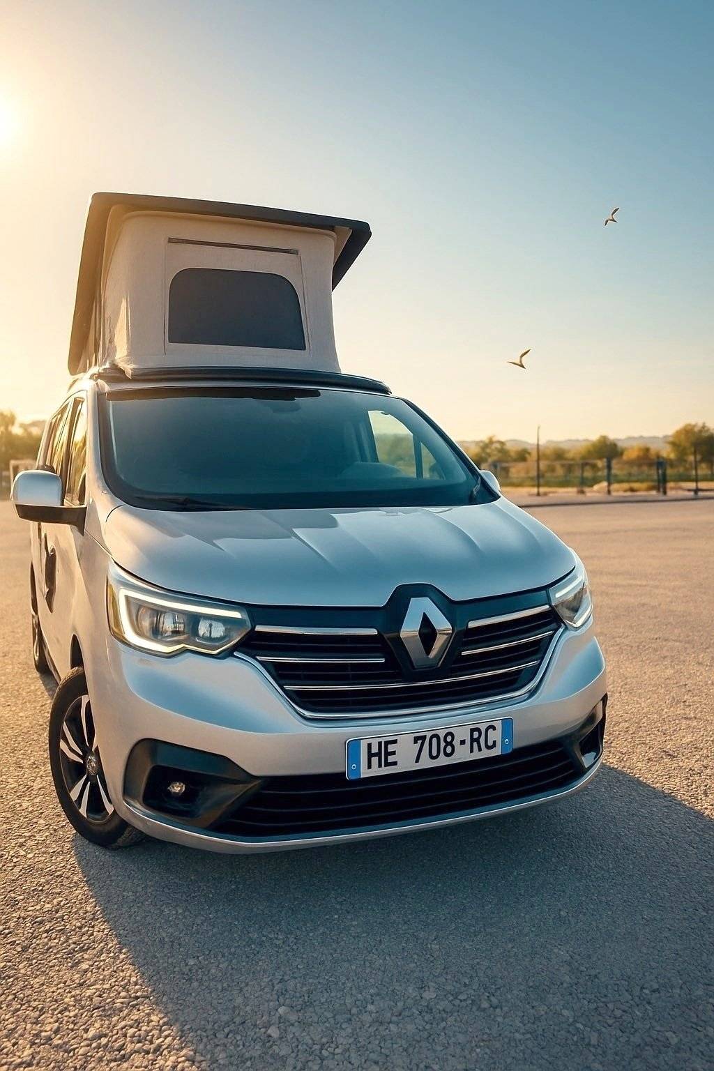 schräge Vorderansicht Renault Renault trafic cm font t vendome - Yescapa