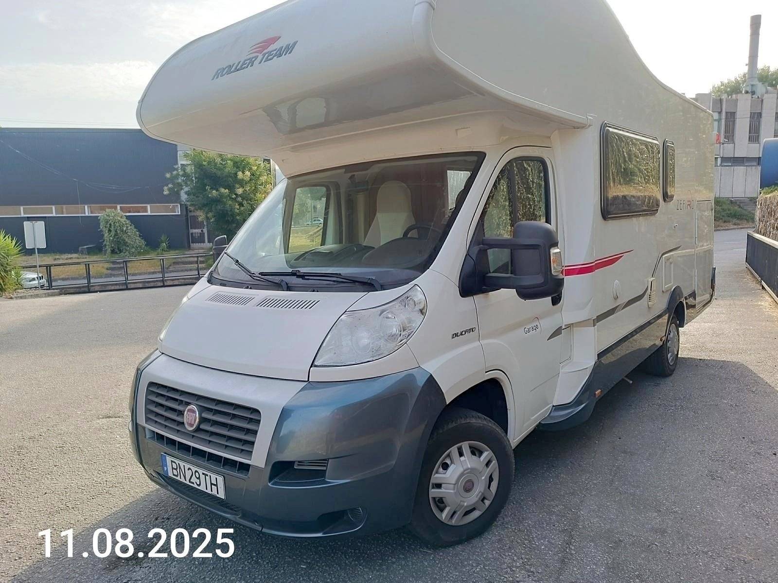 Vue avant de 3/4 Fiat Ducato 2,3 l Multijet 130 ch. - Yescapa