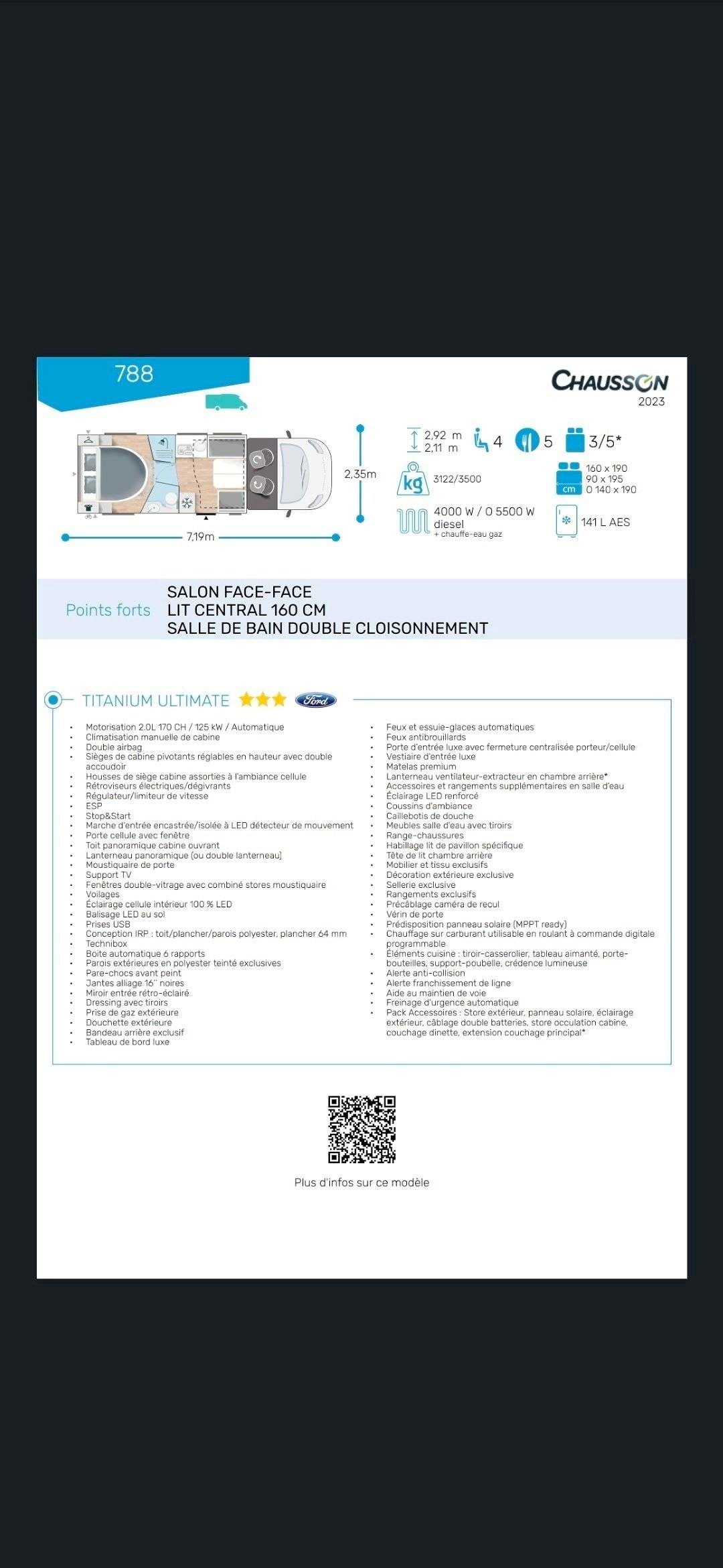 Chausson TITANIUM PREMIUM 788