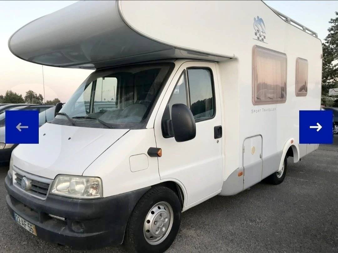 Vue avant de 3/4 Fiat Ducato 2,8 l 115 ch/Al-Ko - Yescapa