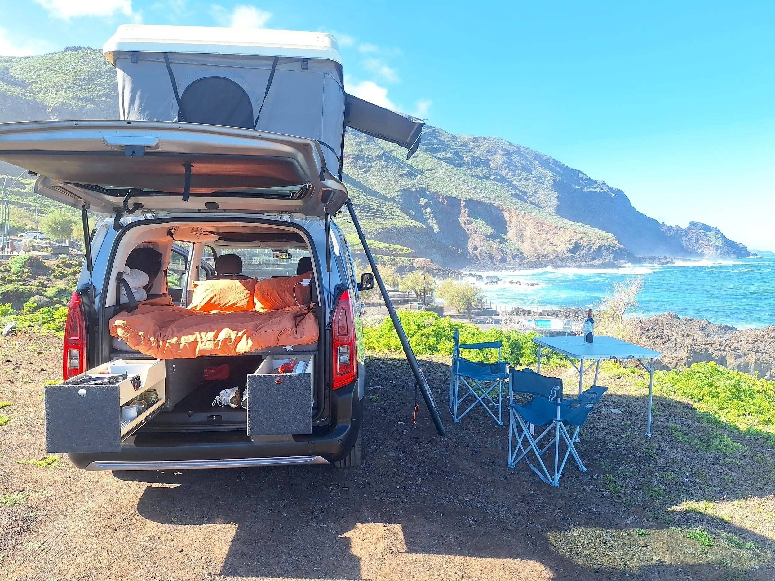 Vue avant de 3/4 Citroën - Yescapa