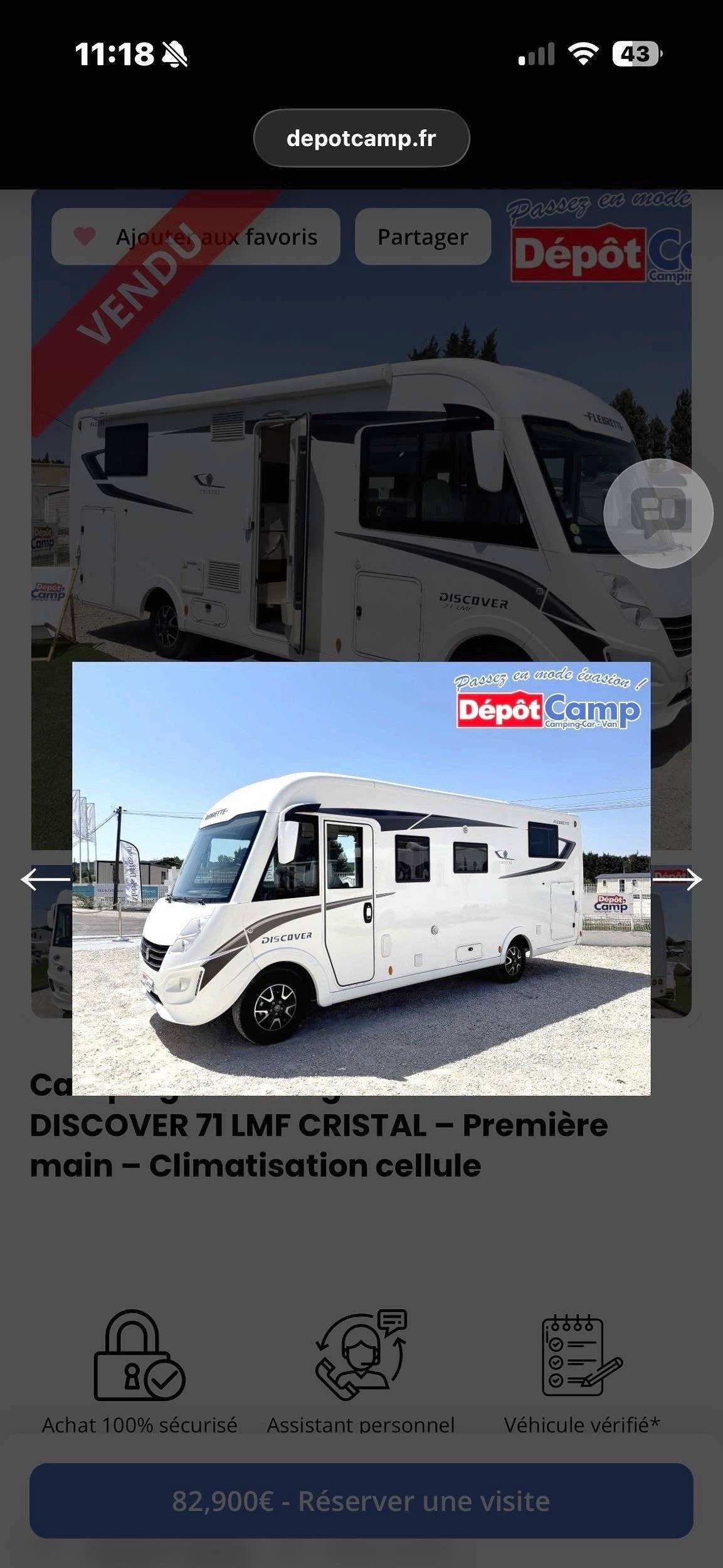 Vista de 3/4 Fiat Ducato 2.3l 140cv ad blue - Yescapa