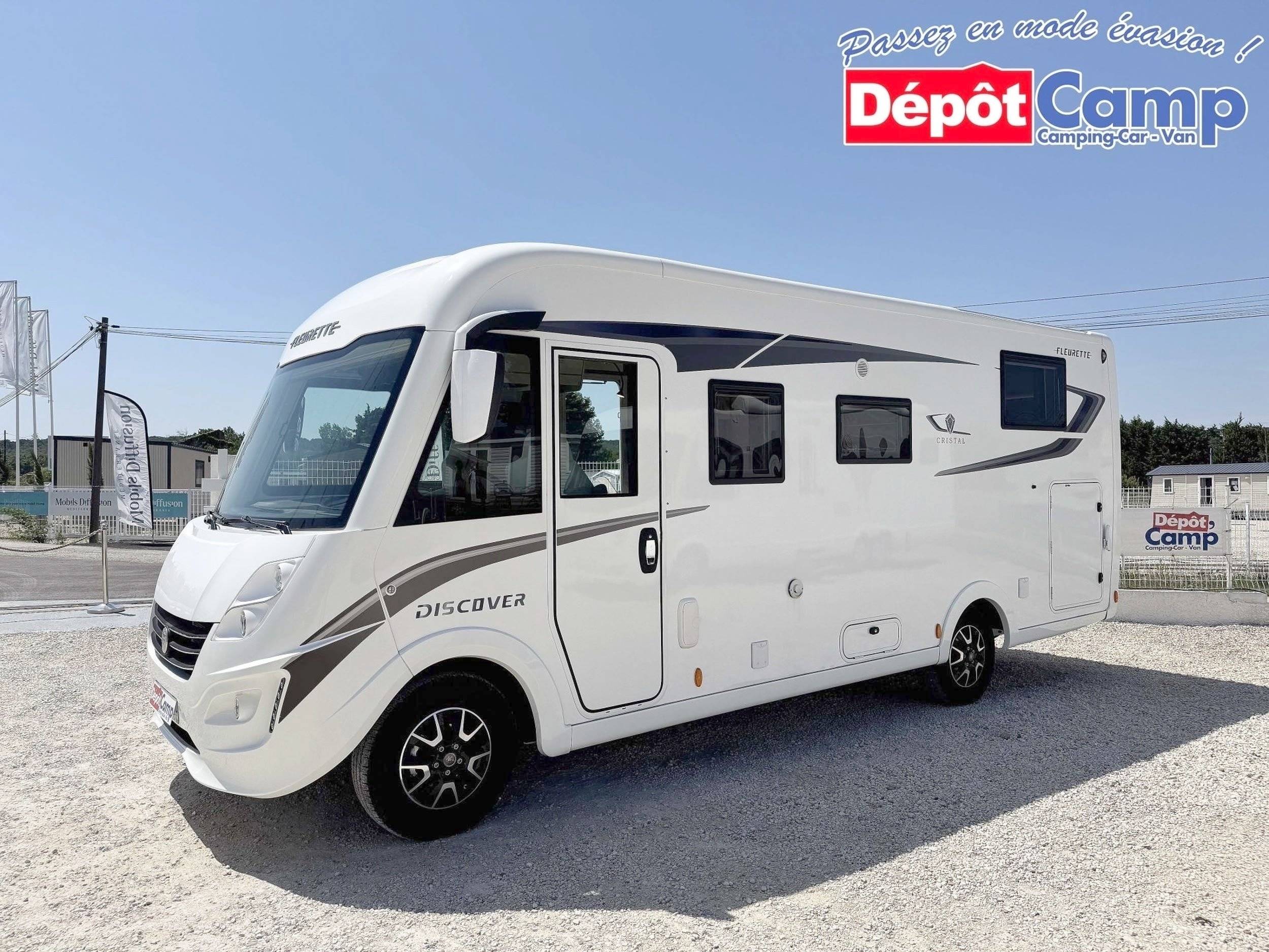 Vue avant de 3/4 Fiat Ducato 2.3l 140cv ad blue - Yescapa