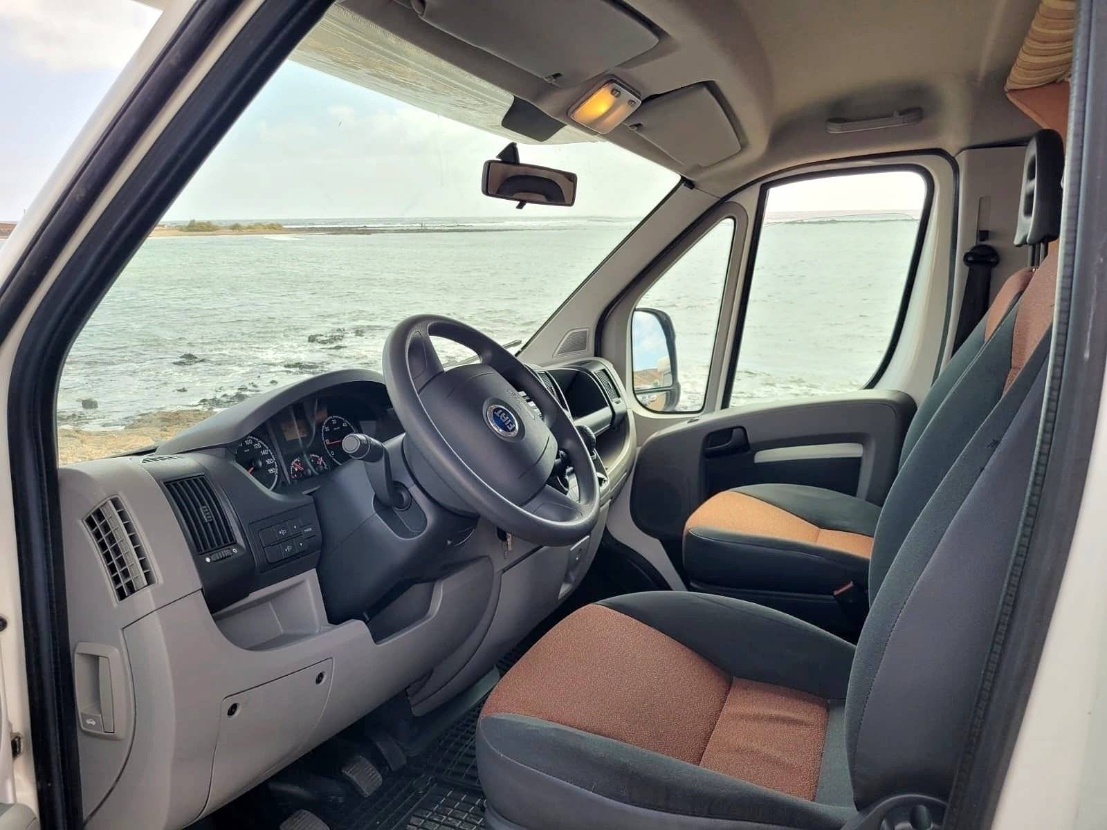 Slaapplaatsen Fiat Ducato - Yescapa