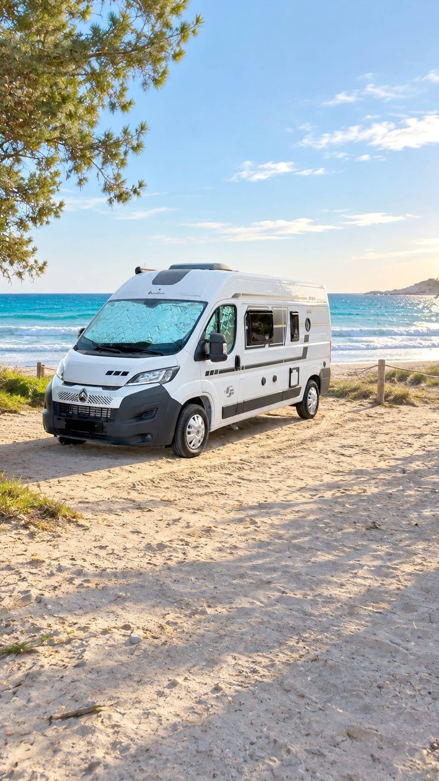 Front view from 3/4 Citroën - Yescapa
