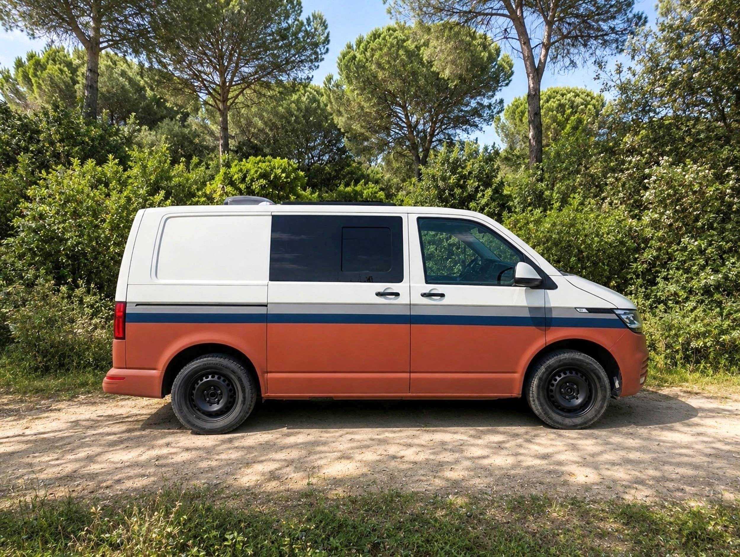 Achterkant Volkswagen Transporter T6.1  2,0 l 110ch - Yescapa