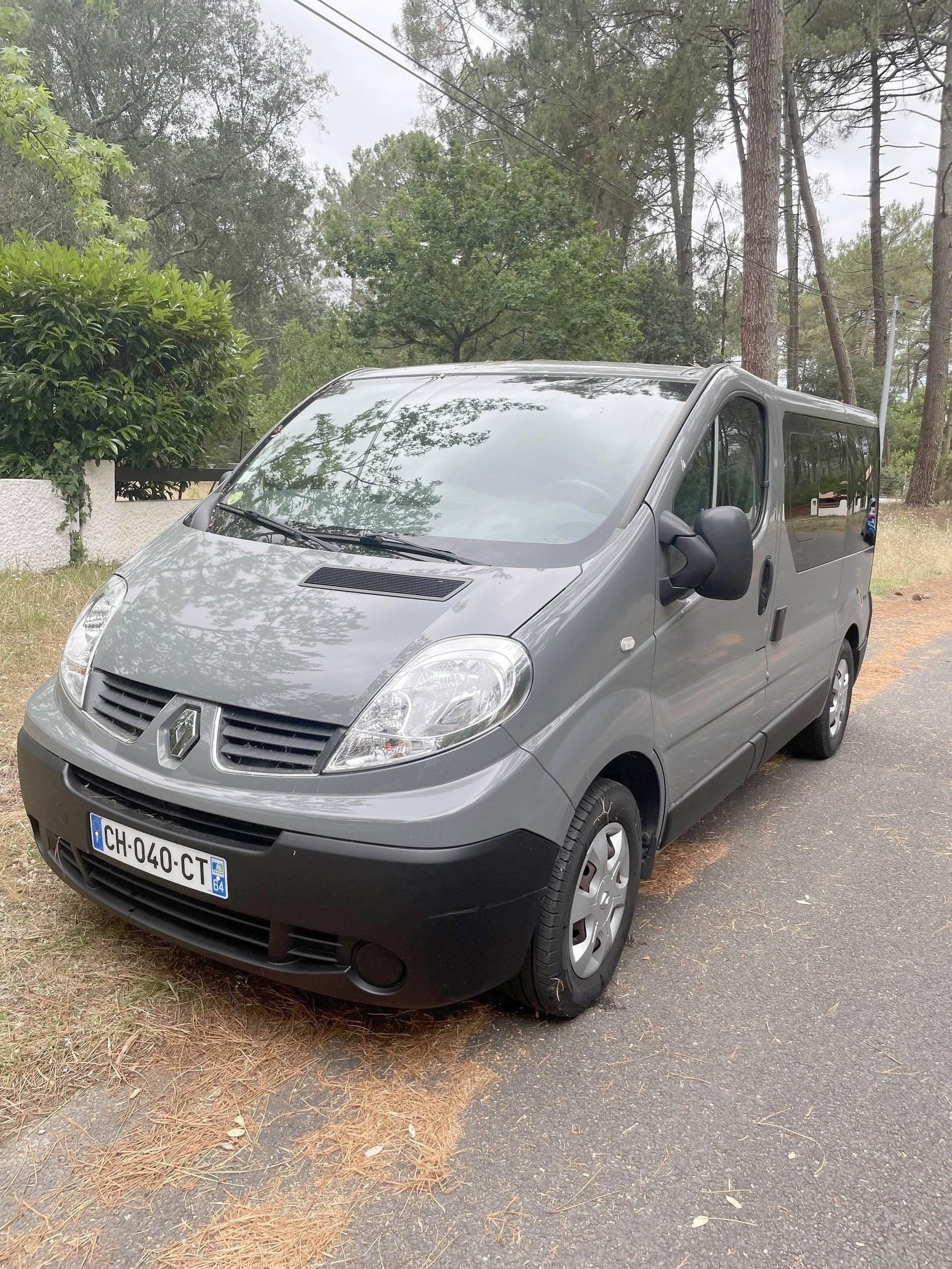 Vista de 3/4 Renault Renault Trafic - Yescapa
