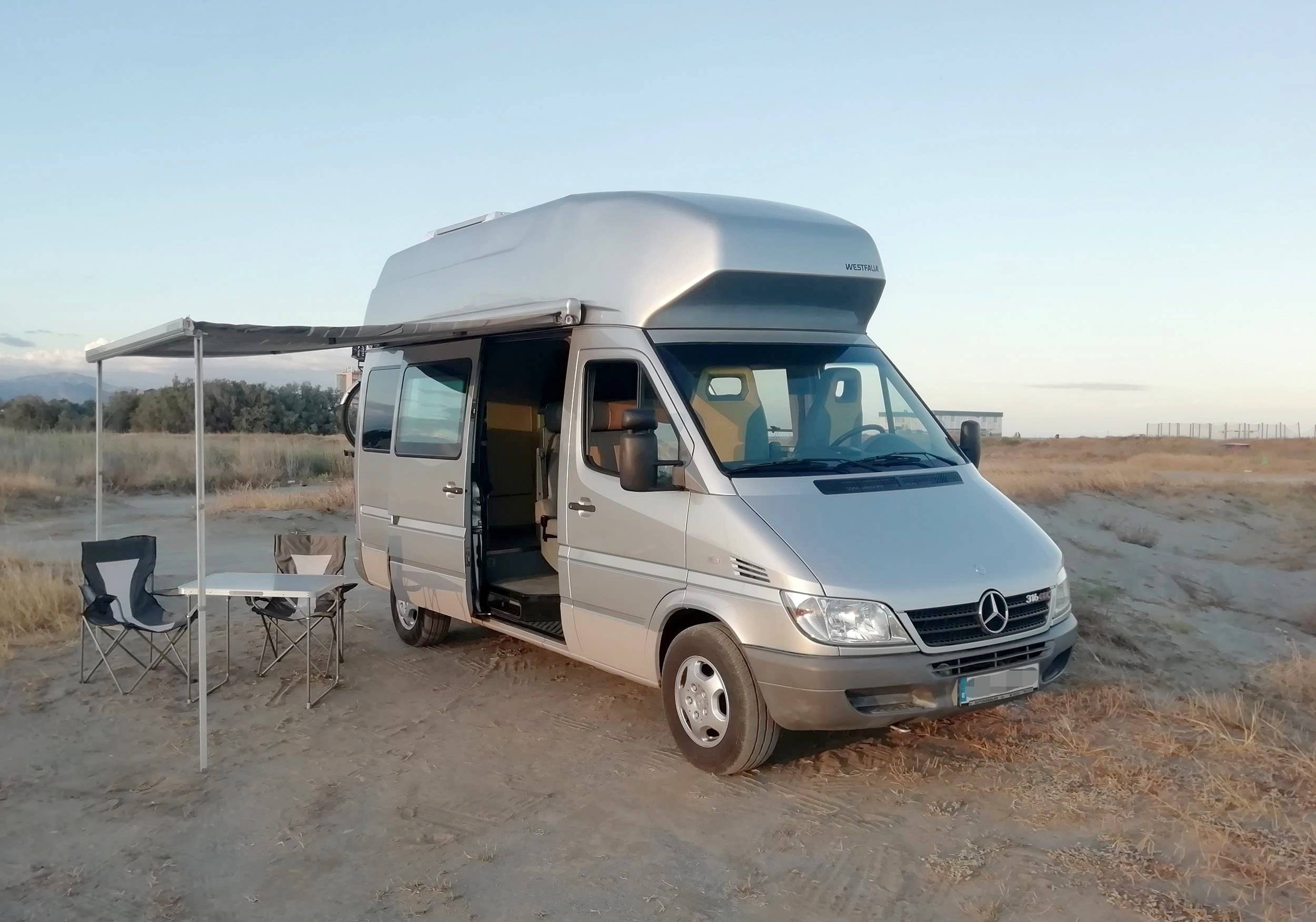 Location Fourgon amenage Alhaurin de la Torre Mercedes Westfalia 81351 Yescapa