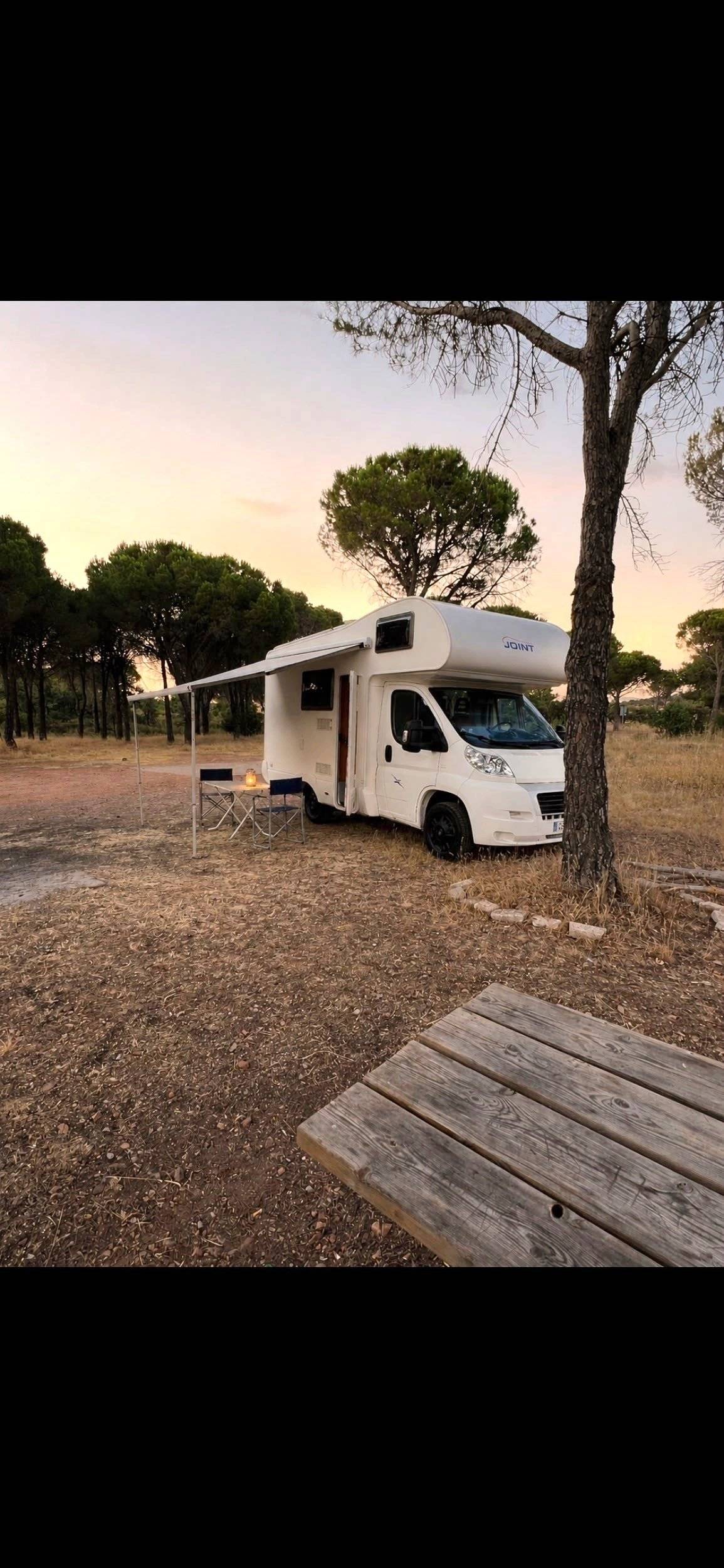 Voorkant 3/4 Fiat - Yescapa