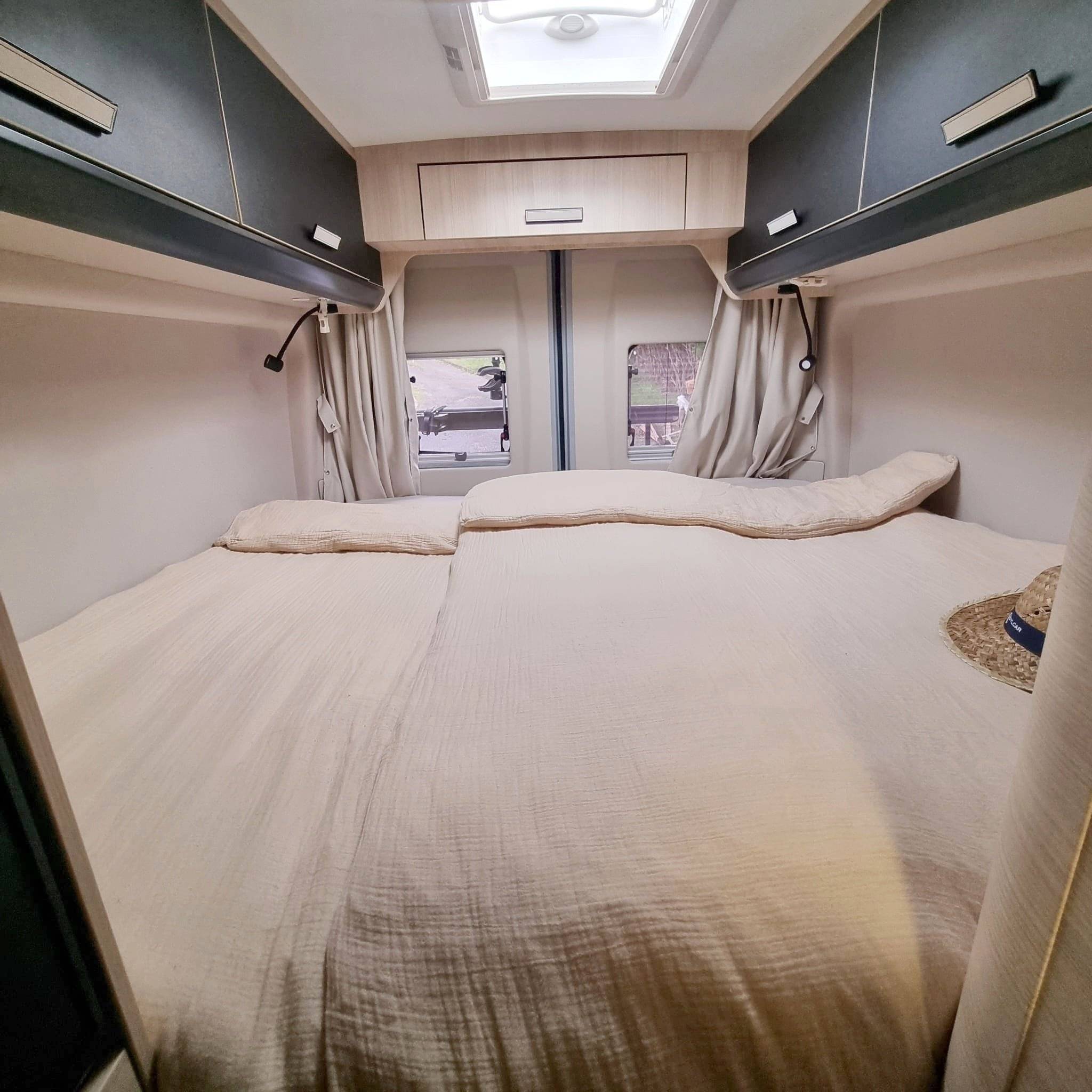 Schlafplätze Fiat ducato - Yescapa