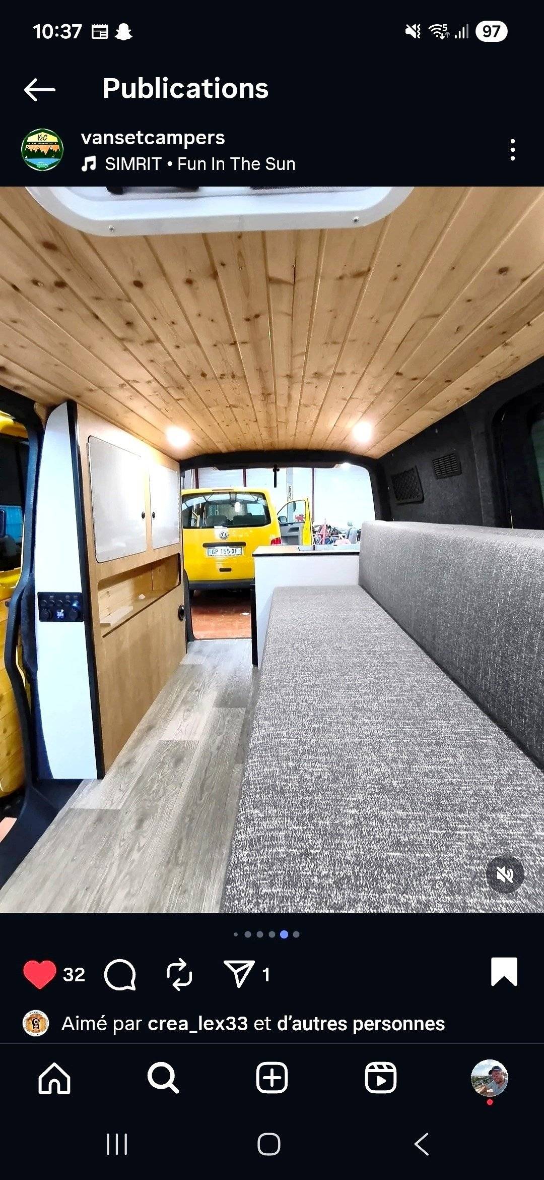 Couchages Volkswagen - Yescapa