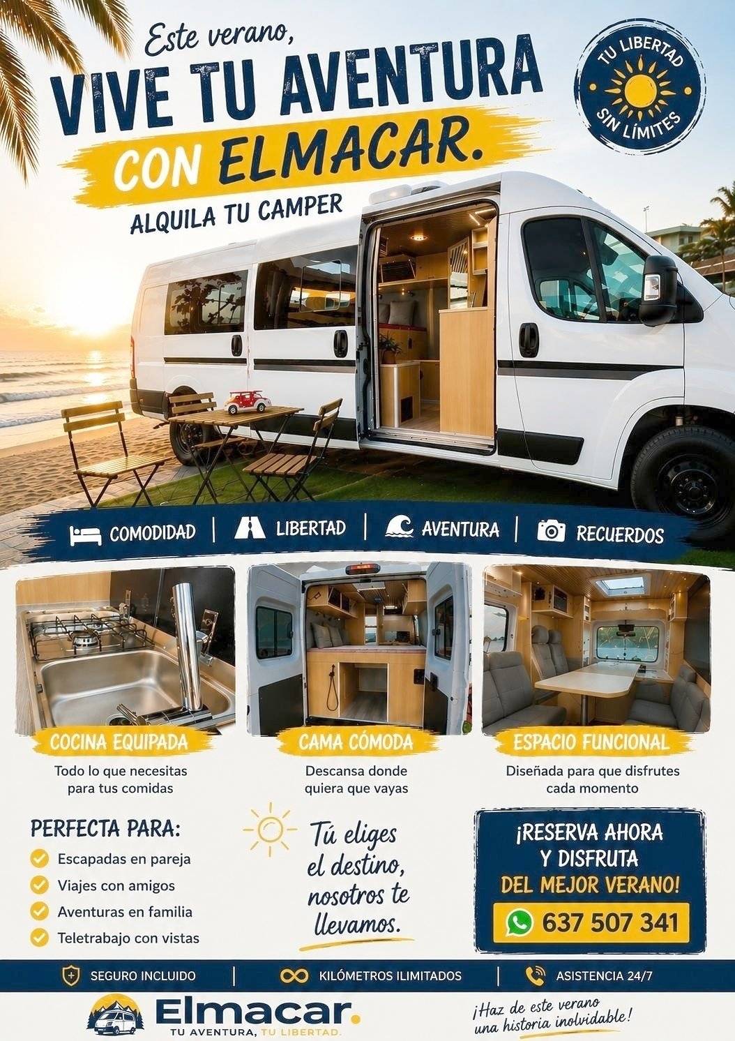 Vista de 3/4 Peugeot Boxer 2,2 l 120 ch. - Yescapa