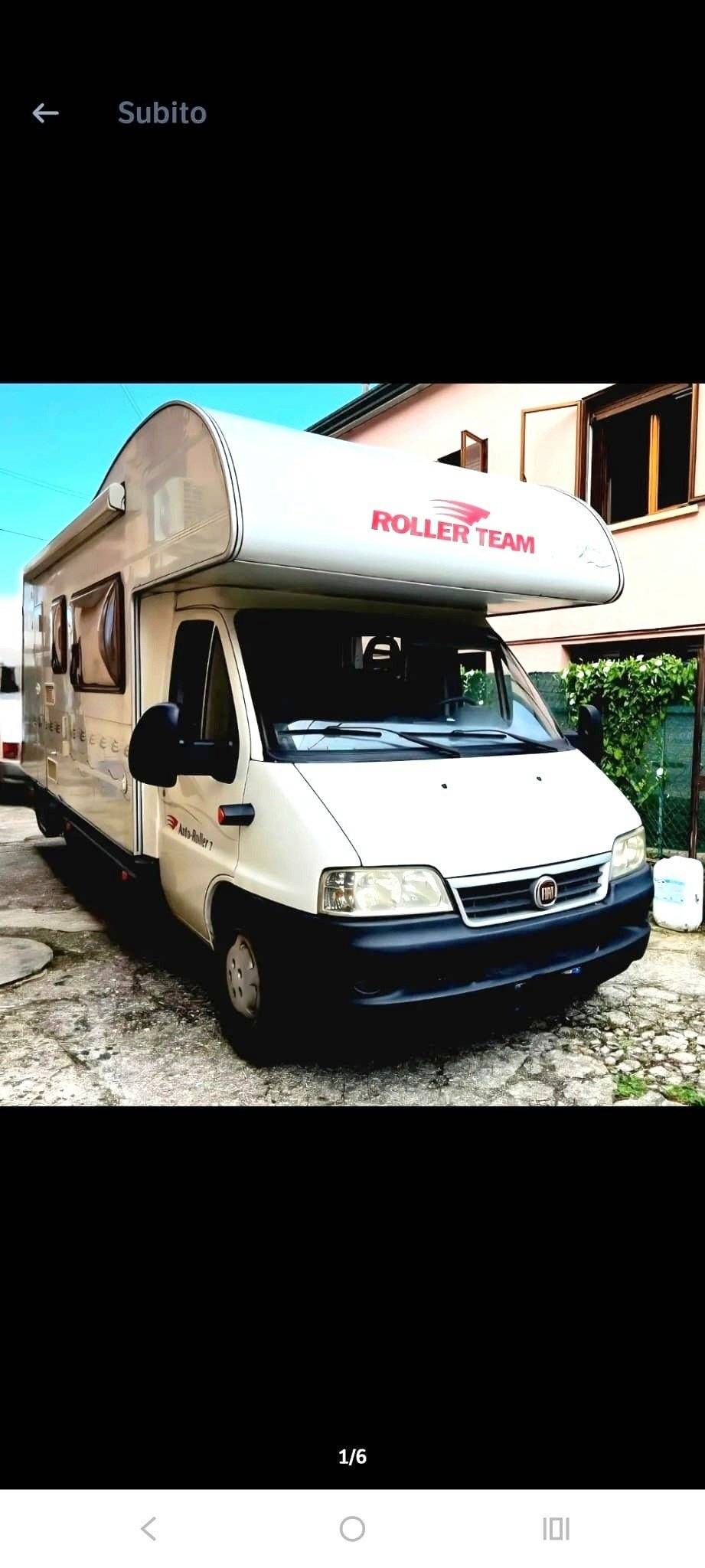 Vista frontale a ¾ Fiat Fiat ducato 2.8l JTD - Yescapa