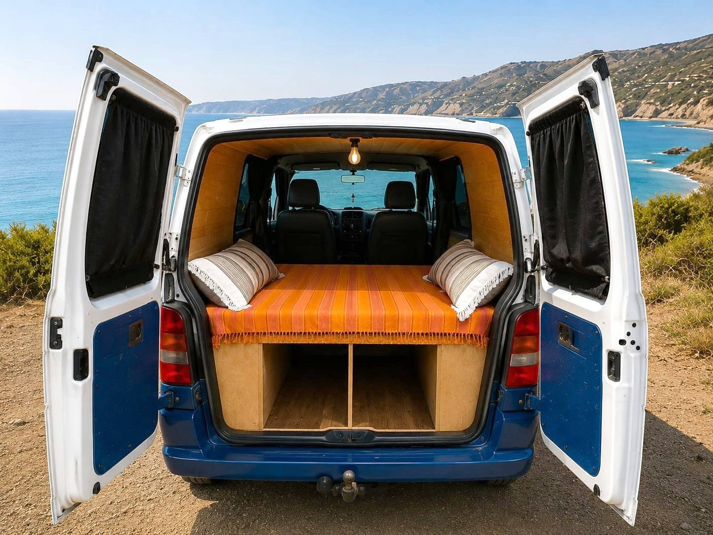 Couchages Mercedes Vito 110 CDI - Yescapa