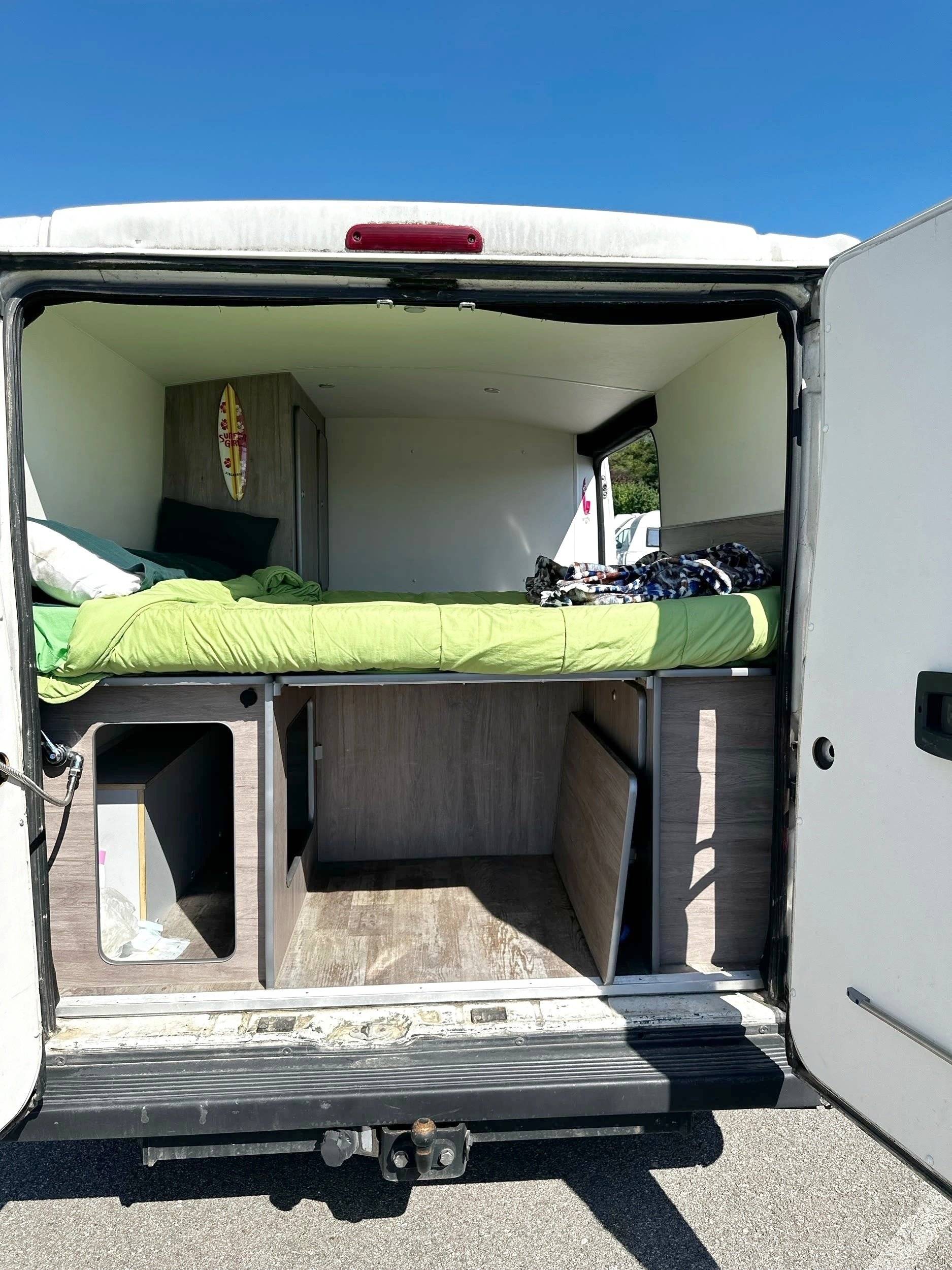 Ansicht von hinten Peugeot Boxer - Yescapa