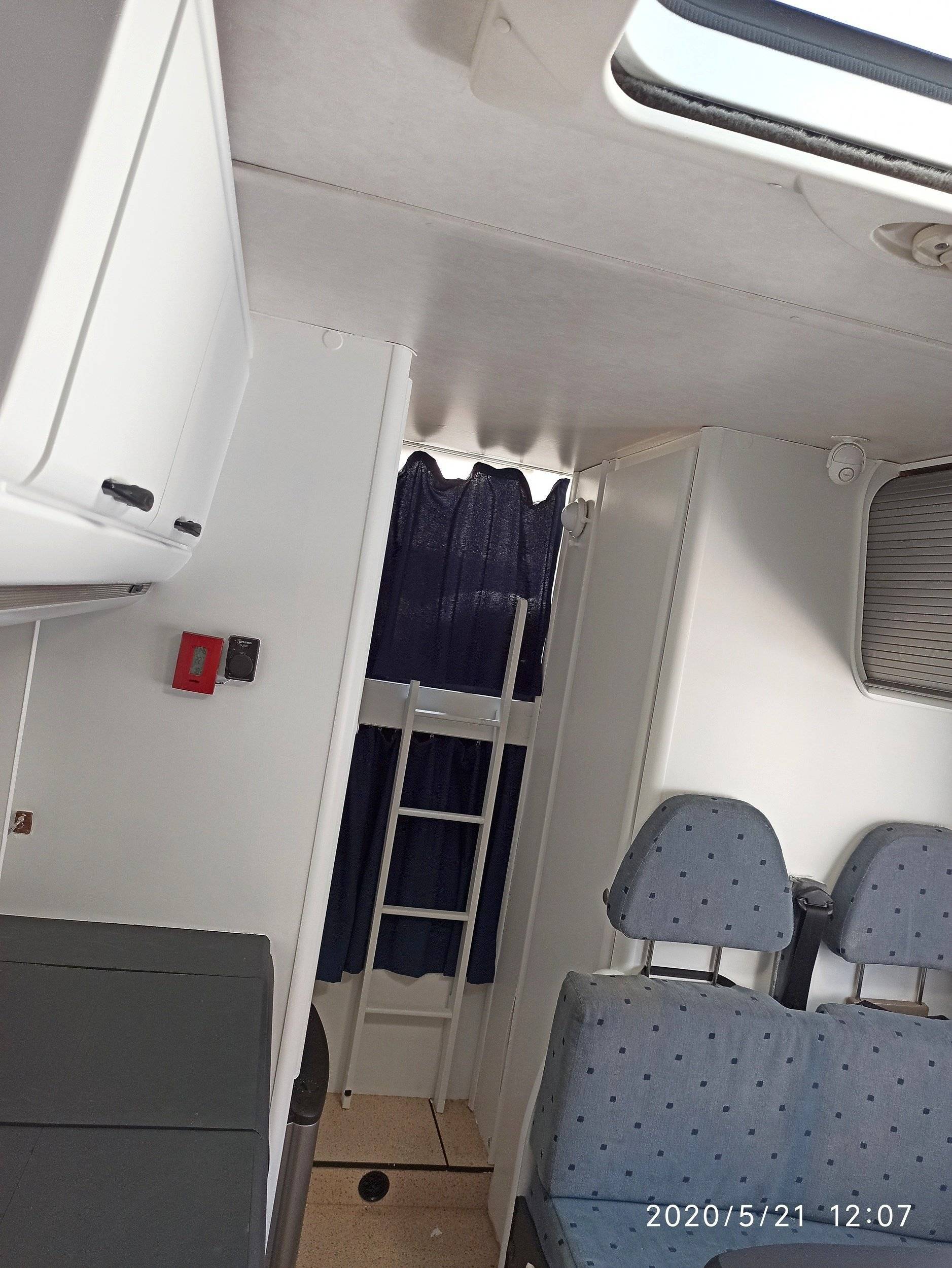 Couchages Fiat ducato - Yescapa