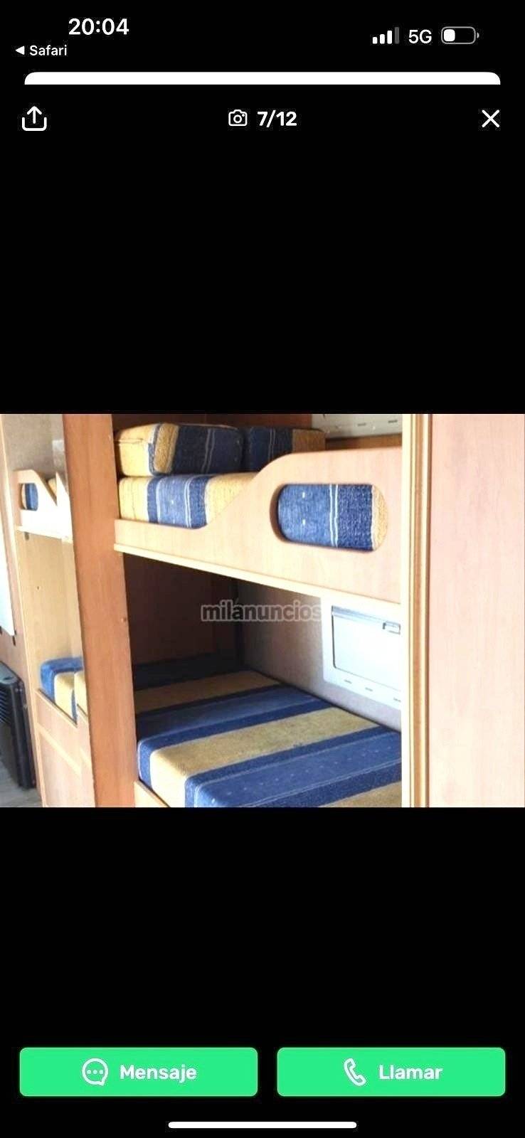 Berth Fiat Ducato 2.8 JTD - Yescapa