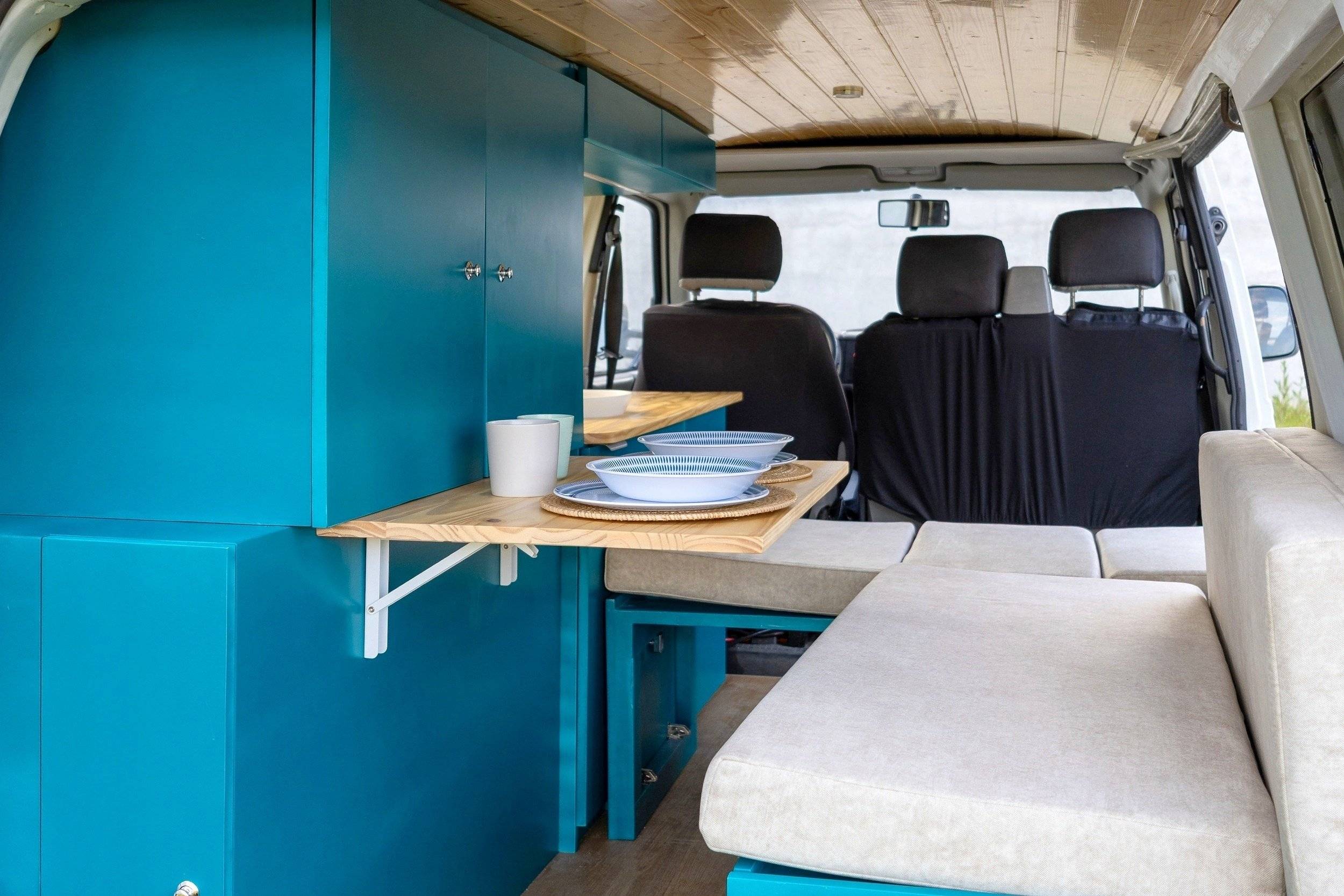 Coin repas Volkswagen Transporter T4 Multivan - Yescapa