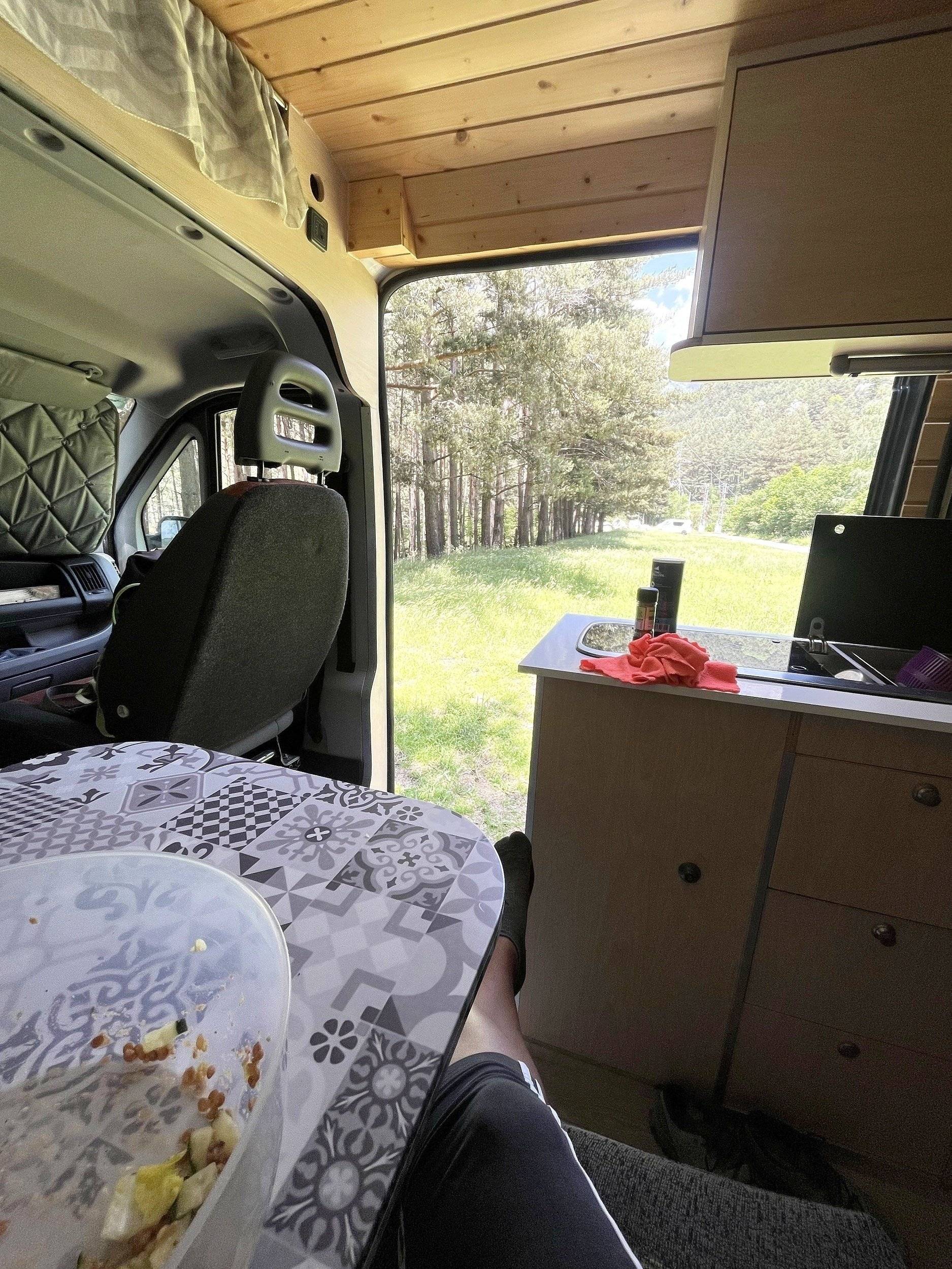 Converted van 