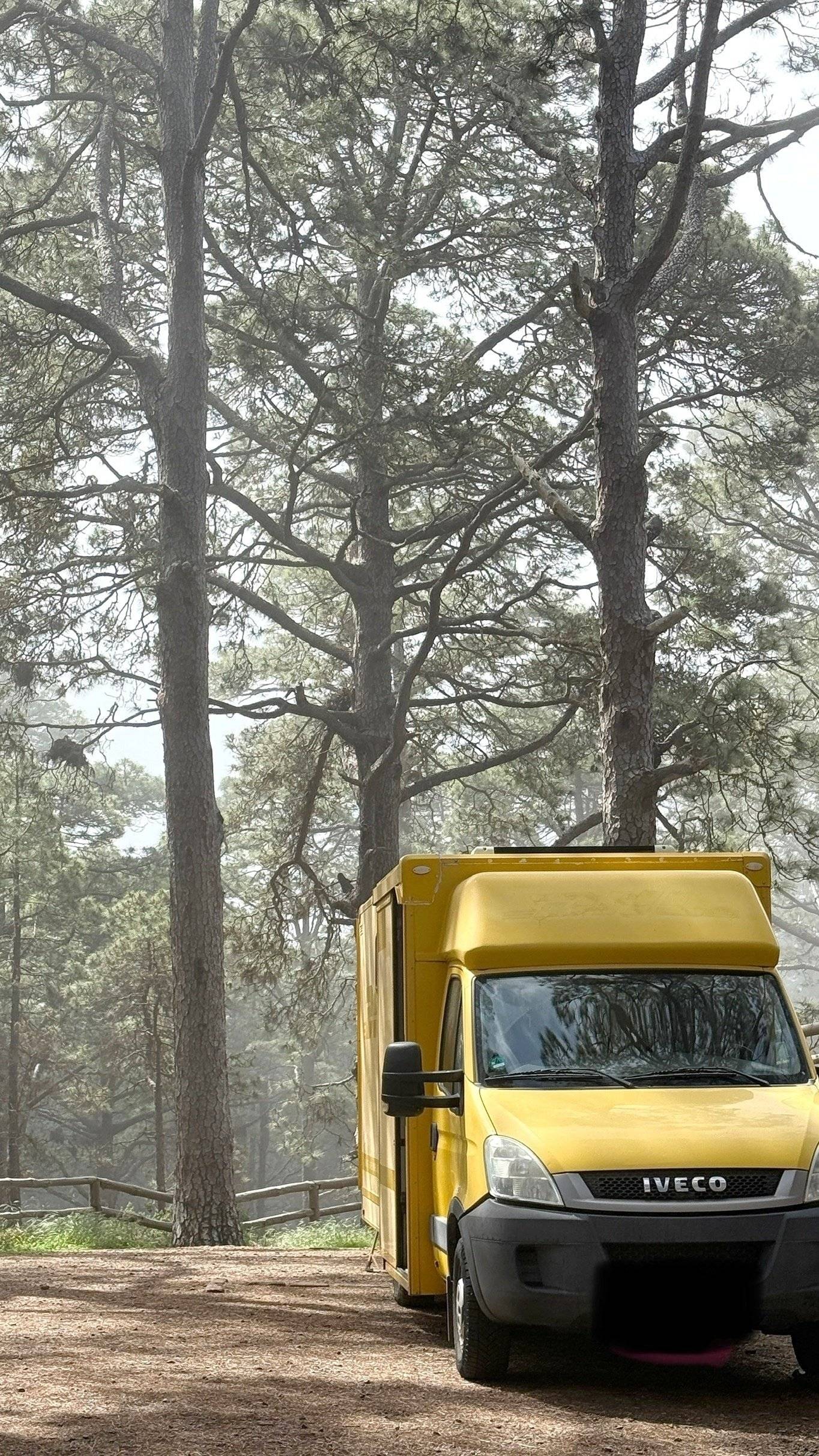 Vue avant de 3/4 Iveco - Yescapa