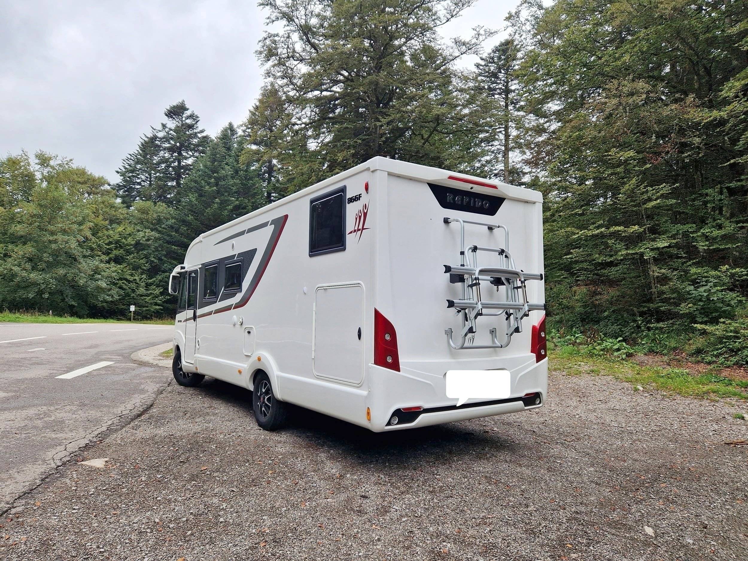 Vista posteriore Fiat Fiat ducato - Yescapa