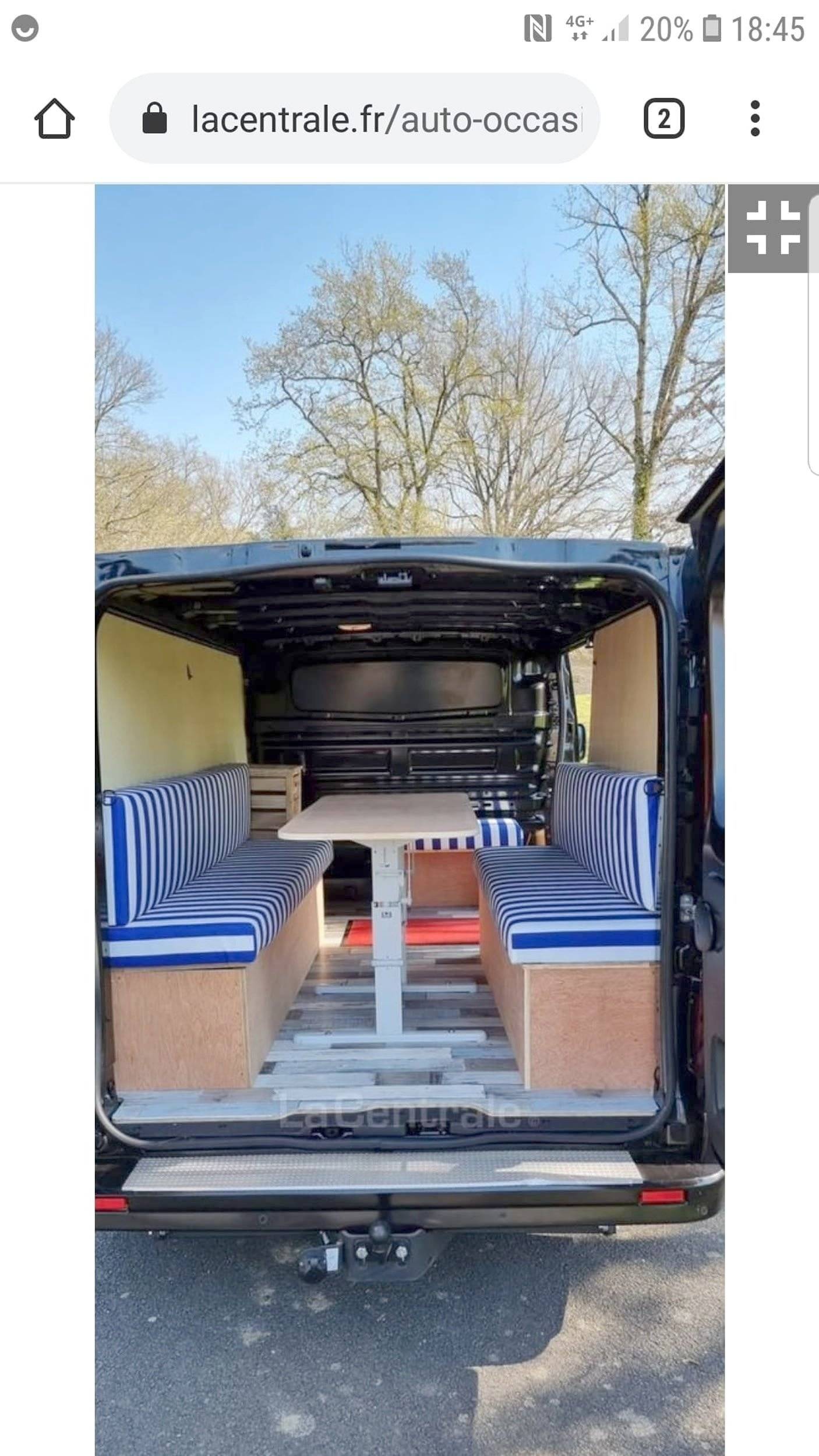 Eethoek Renault Trafic 2l 170cv bva - Yescapa