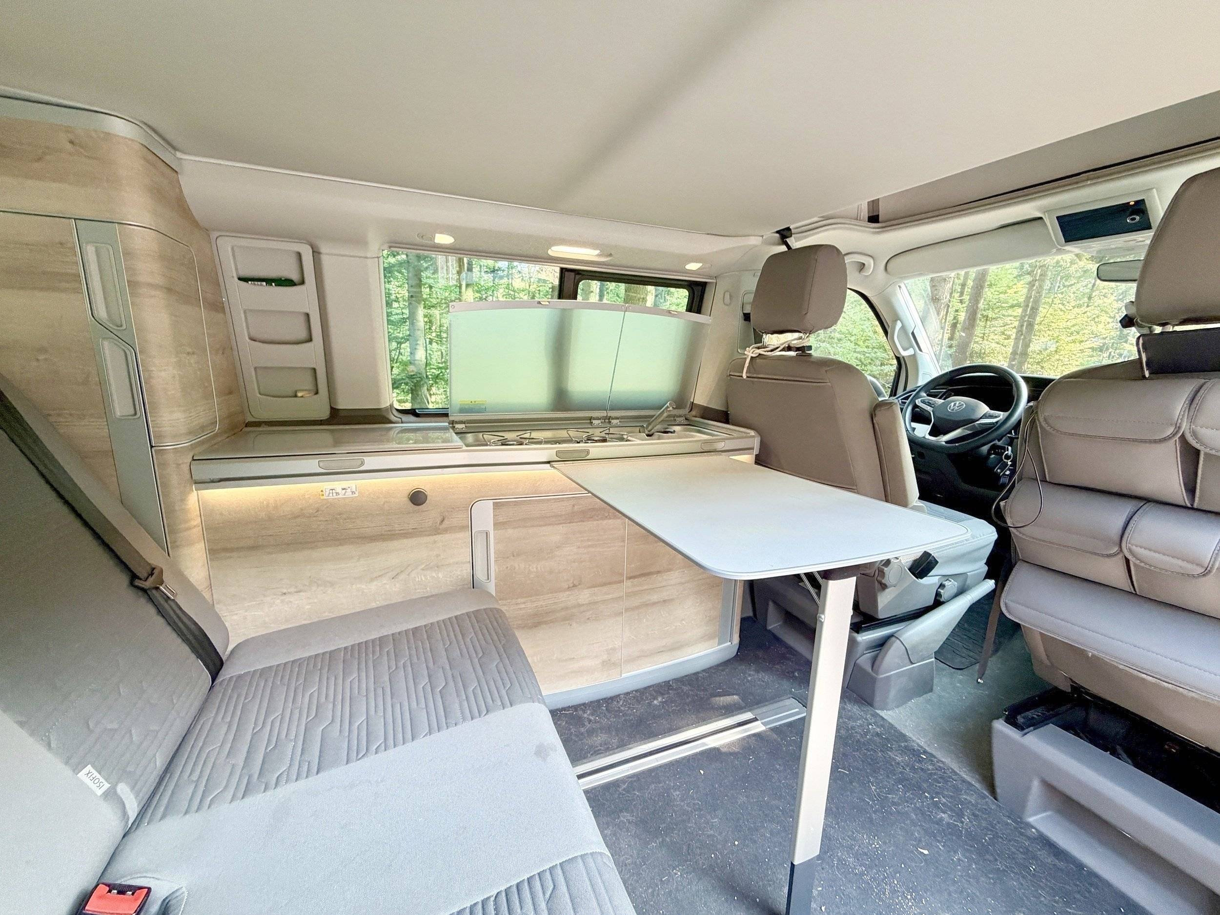 Coin repas Volkswagen T6 California Coast - Yescapa