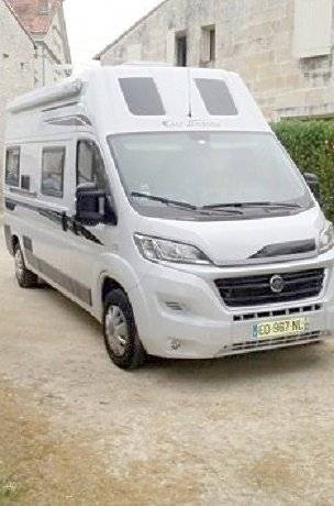 Front view from 3/4 Fiat ducato - Yescapa