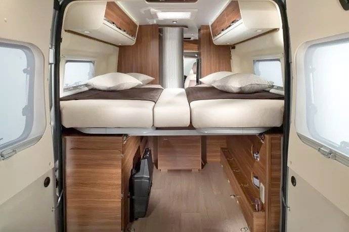 Couchages Fiat Ducato 2,3 130 ch - Yescapa