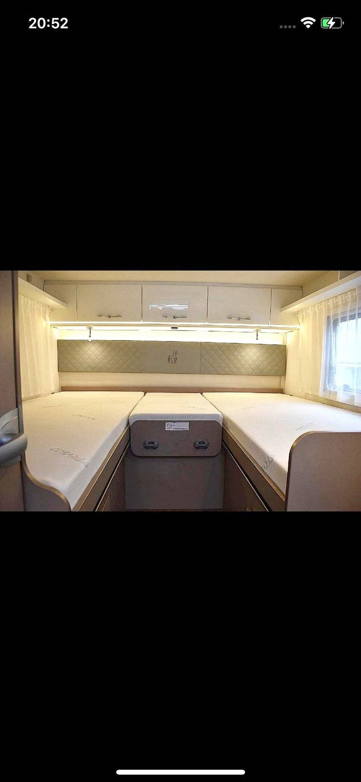 Berth Fiat Etrusco - Yescapa
