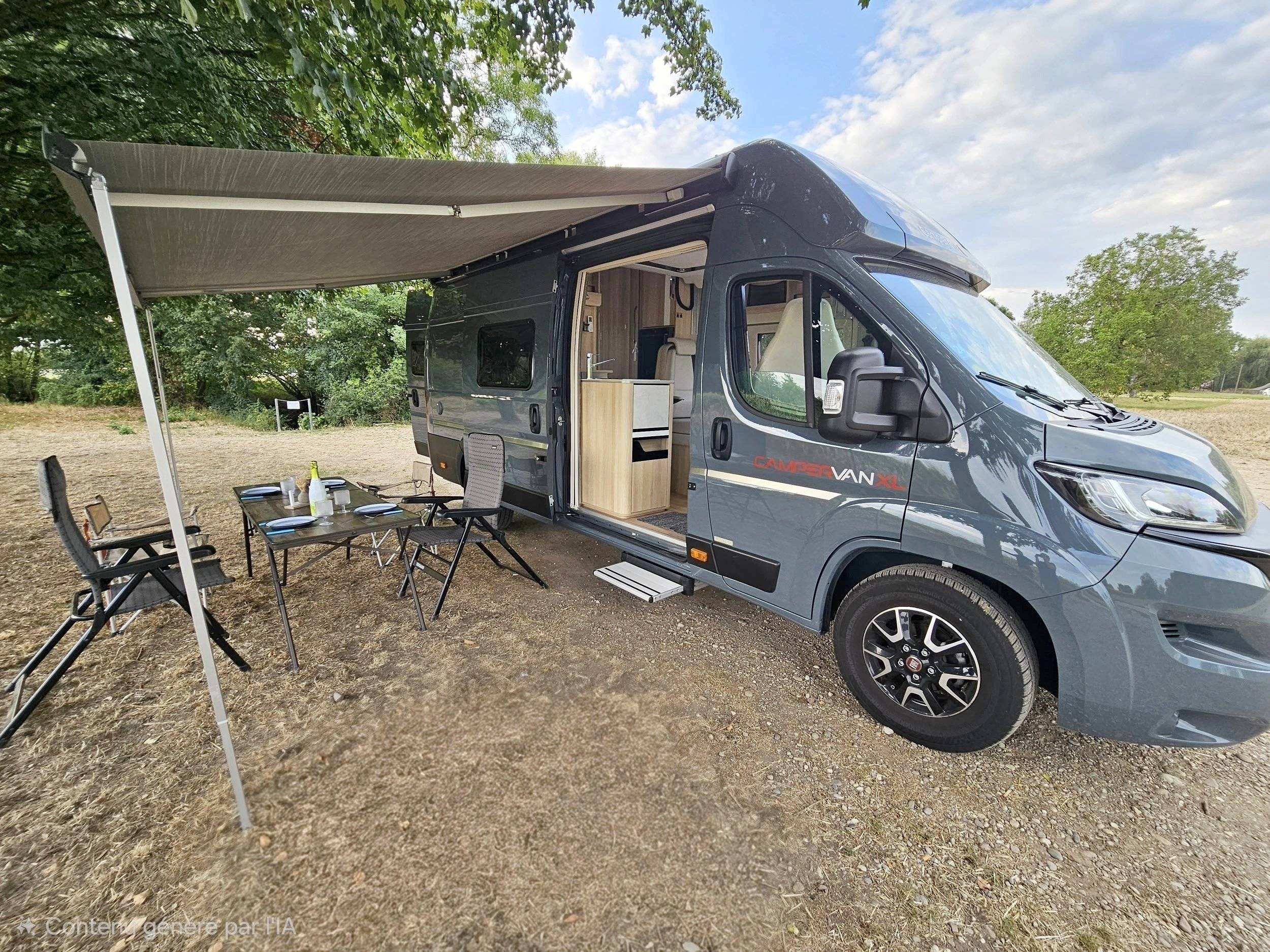 Vista de 3/4 Fiat Ducato 2,2 JTD 140cv - Yescapa
