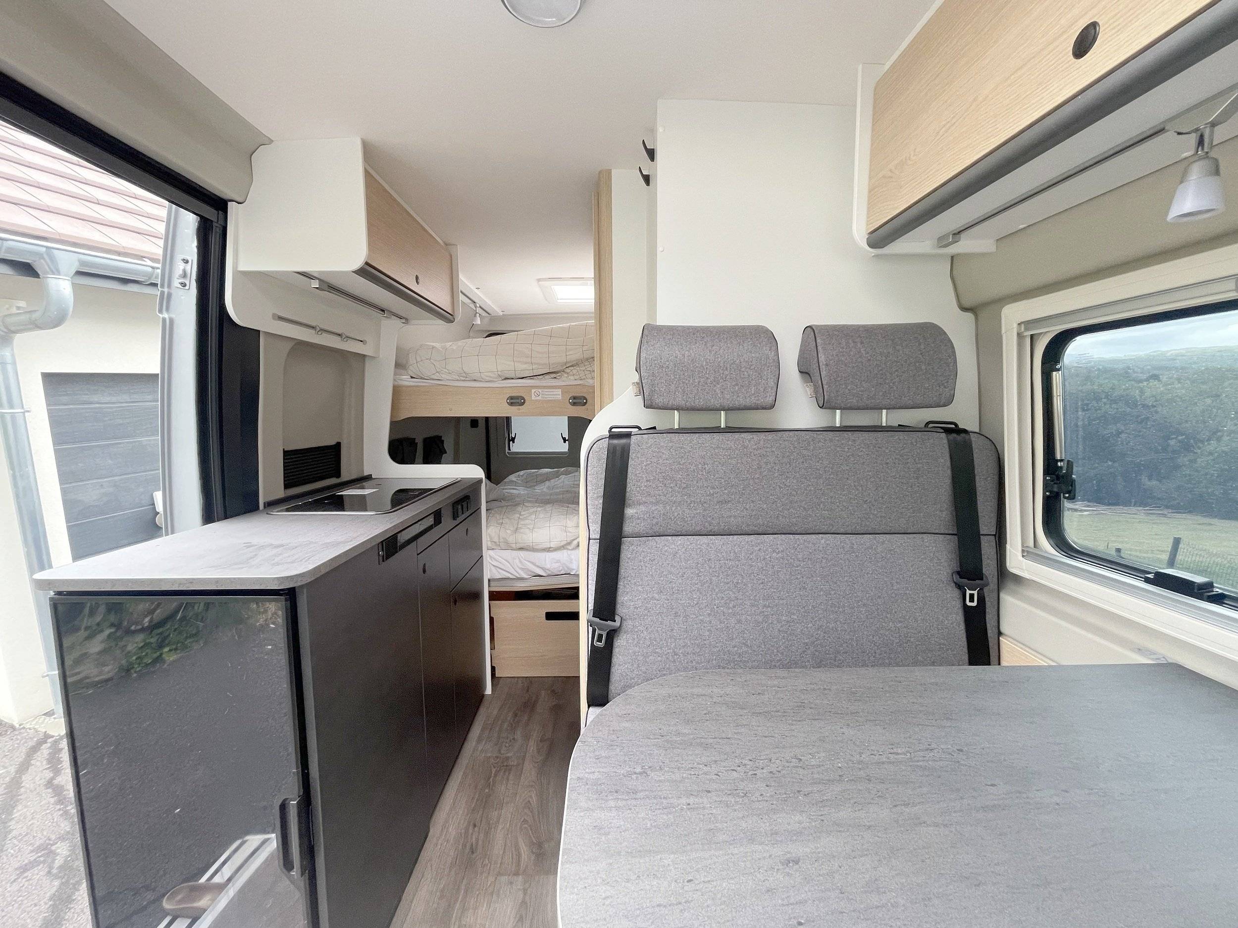 Slaapplaatsen Fiat Ducato - Yescapa