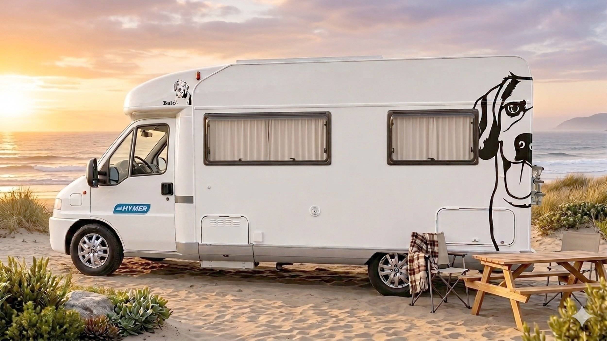 schräge Vorderansicht Fiat Ducato 2.8 JTD - Yescapa