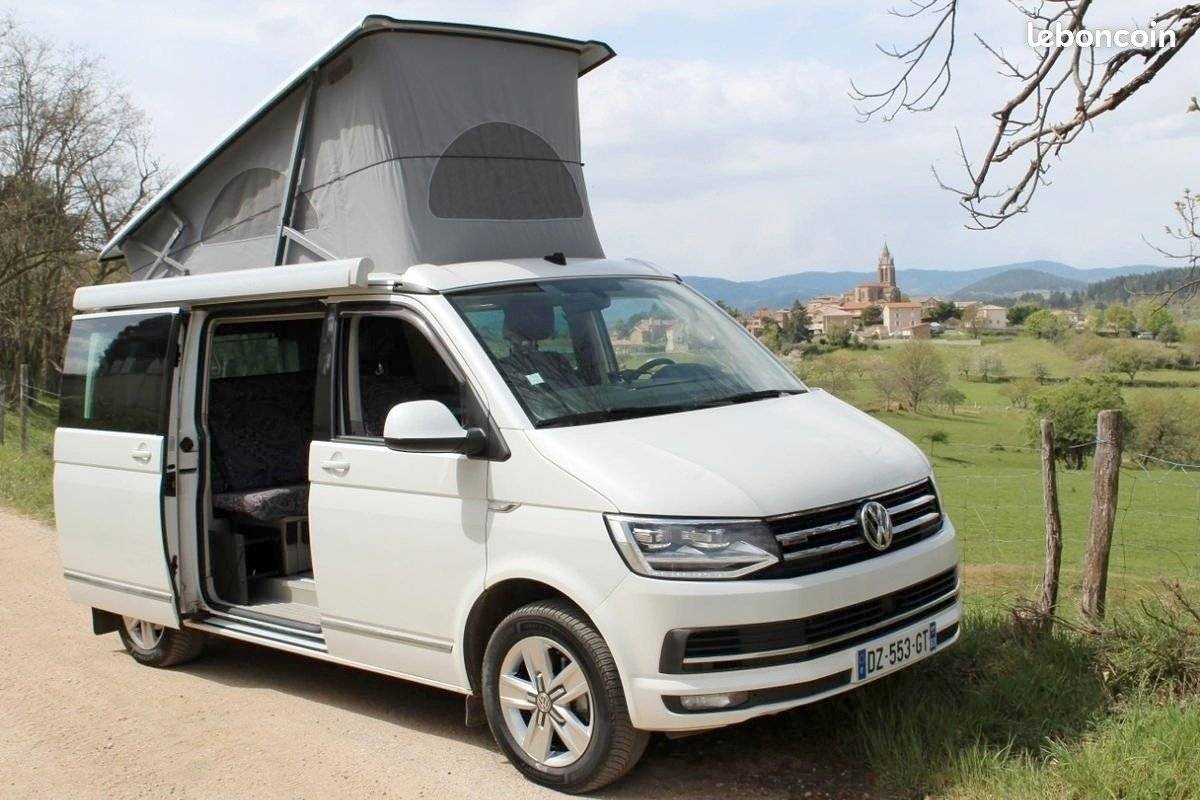 Vista del vehicle angle davanter Volkswagen T6 2,0 l 204 ch 4 Motion - Yescapa