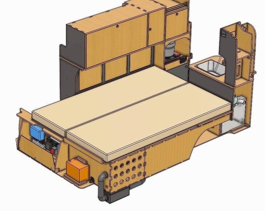 slaapplaatsen Renault Trafic 1,6 l 120 ch - Yescapa