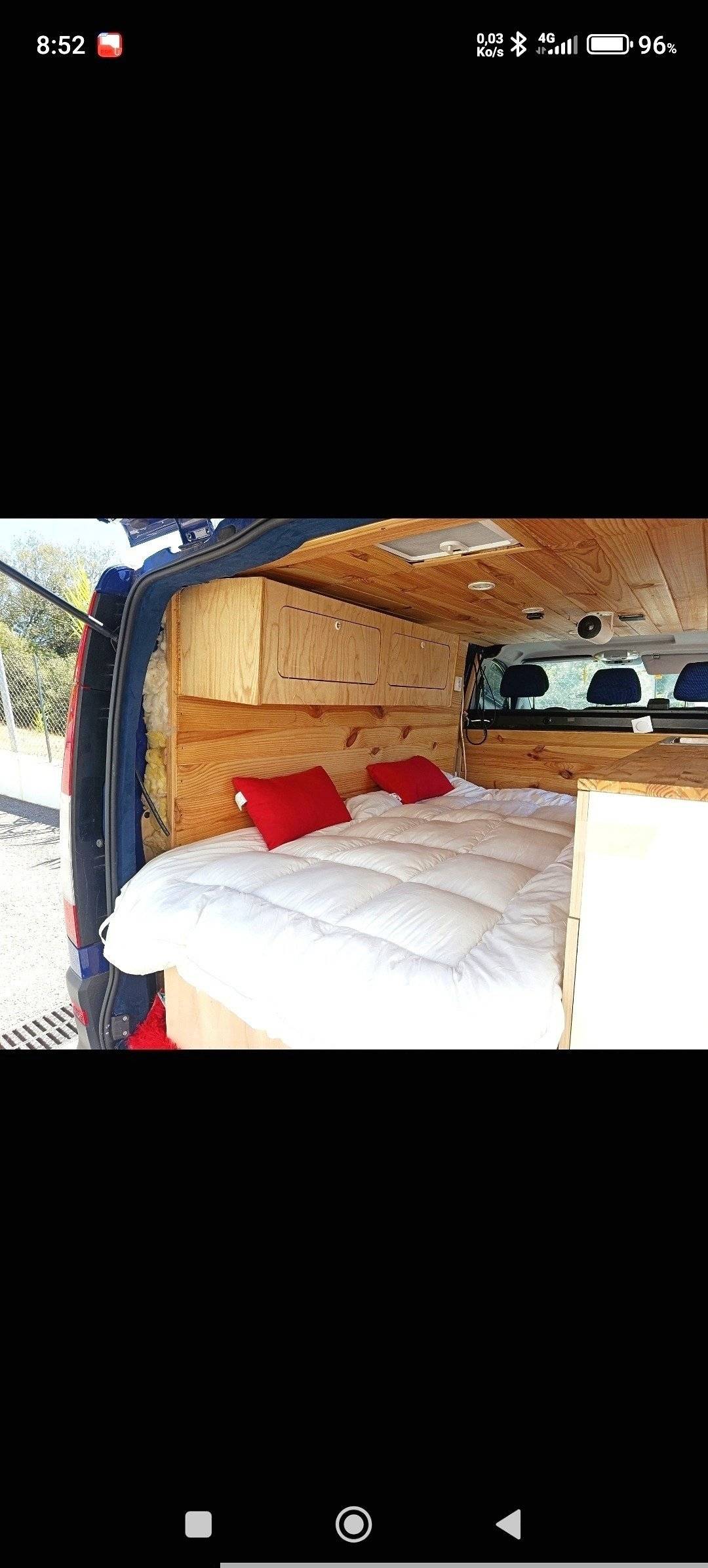 Plazas en cama Mercedes - Yescapa