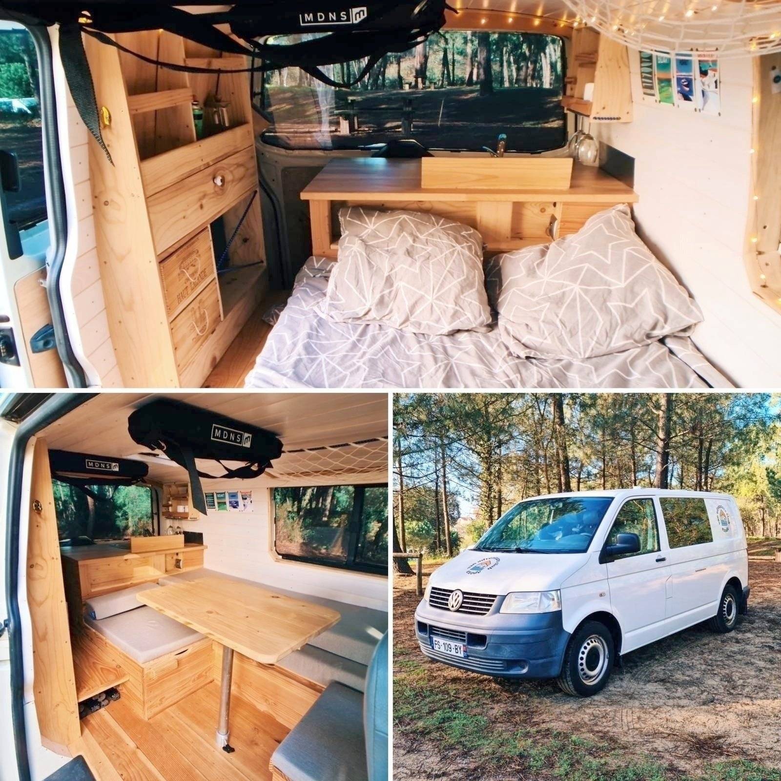 schräge Vorderansicht Volkswagen - Yescapa