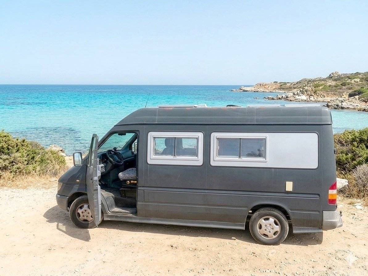 Voorkant 3/4 Mercedes - Yescapa
