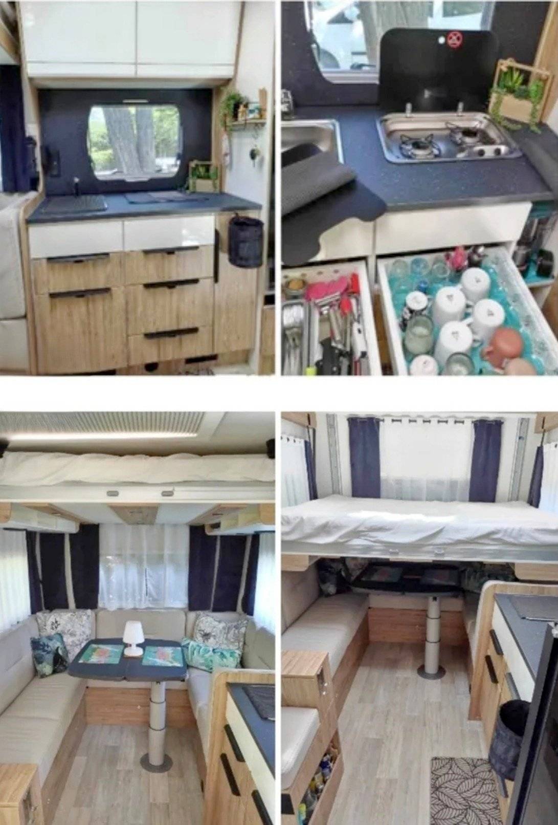 Área de jantar Fiat 2,3 l 140 ch. - Yescapa