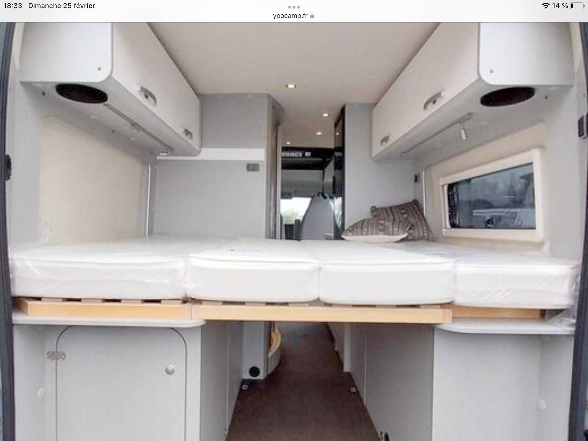 Couchages Fiat Fiat Multijet 2   2,3 L   150 CV - Yescapa