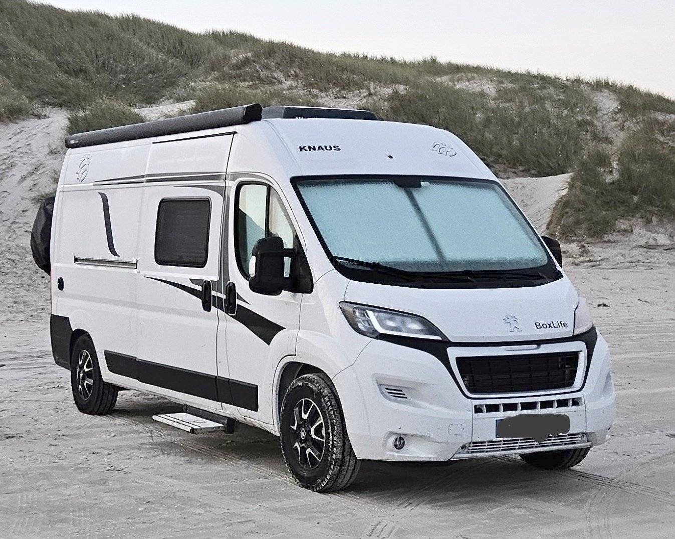 Voorkant 3/4 Peugeot Peugeot Boxer - Yescapa