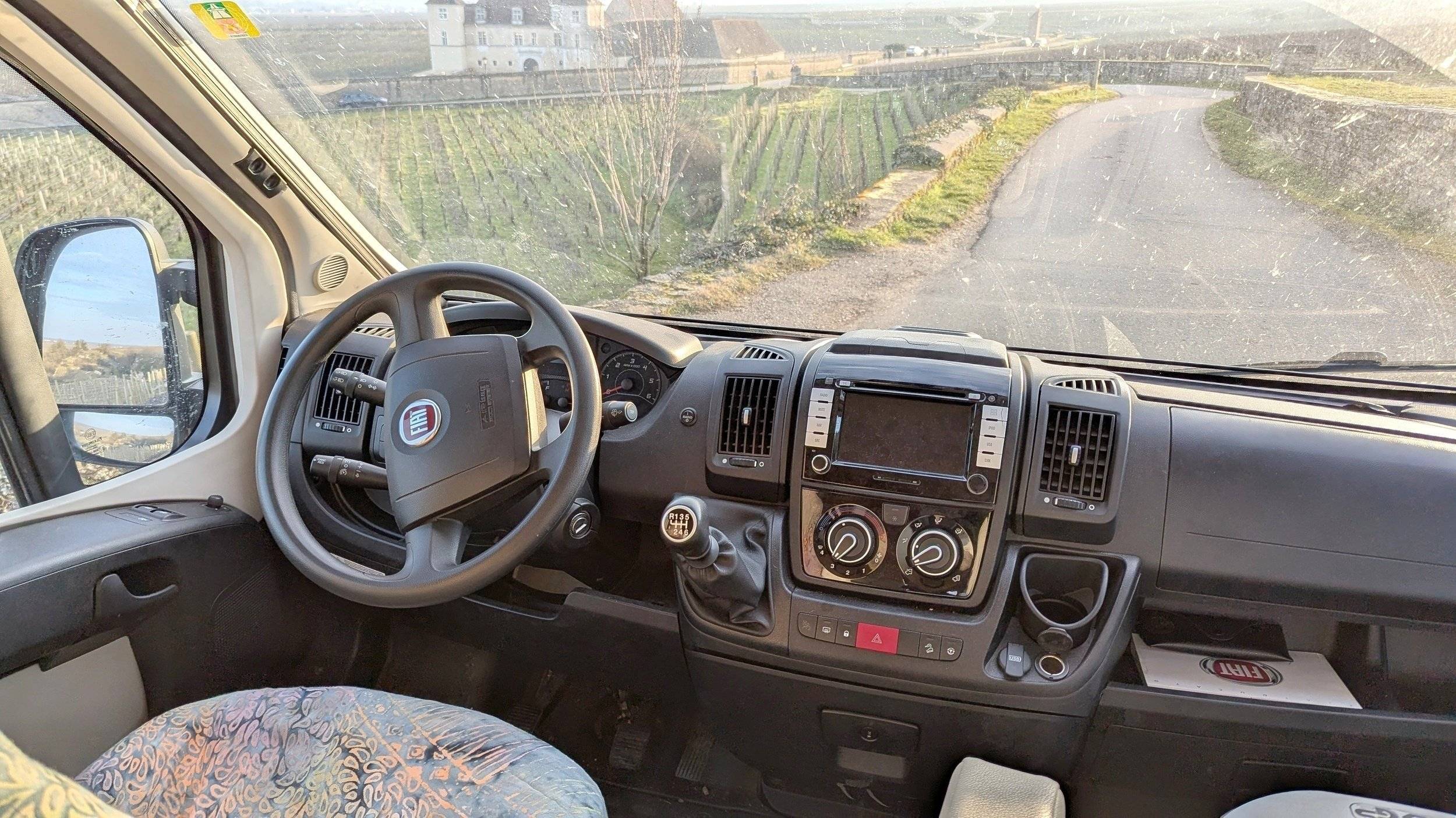 Bestuurderplaats Fiat Ducato - Yescapa