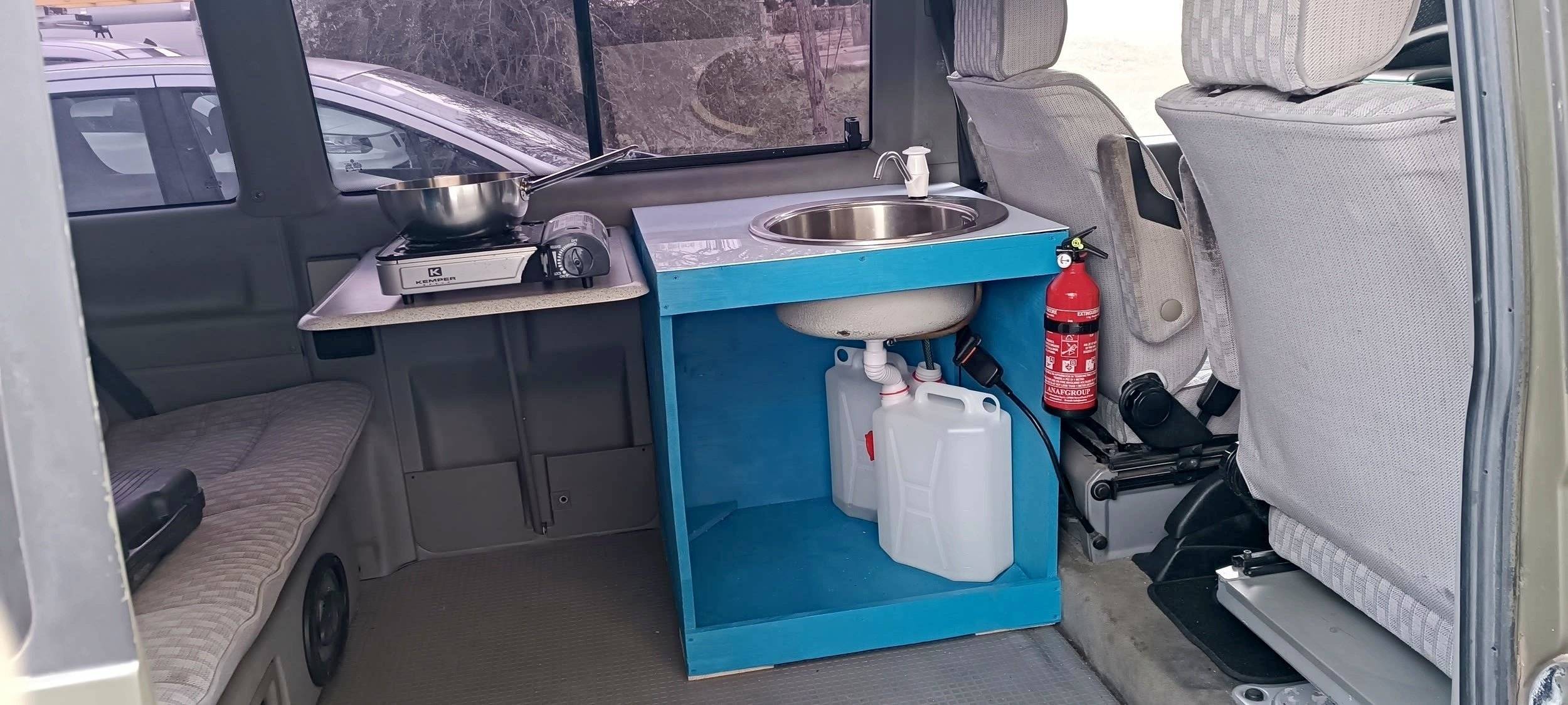Coin repas Volkswagen Transporter T4 Multivan - Yescapa