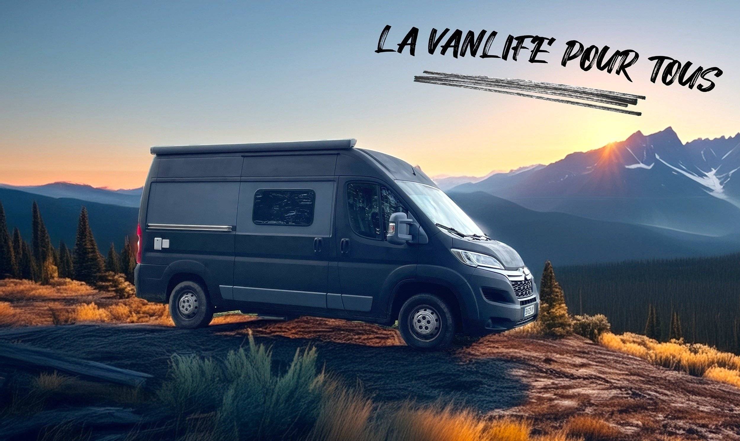 Vista frontale a ¾ Citroën Jumper 2,0 l 130 ch - Yescapa
