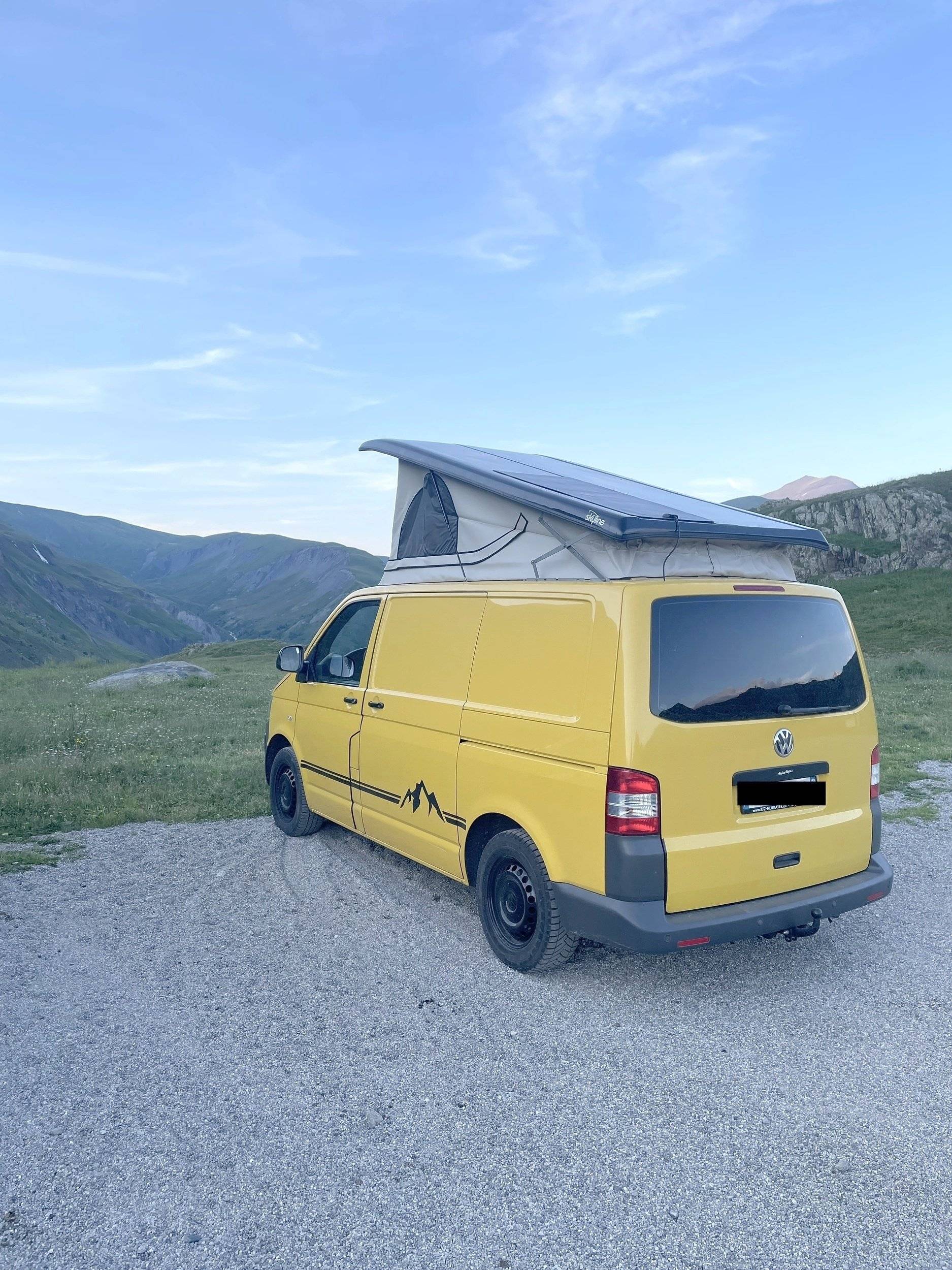 Ansicht von hinten Volkswagen - Yescapa