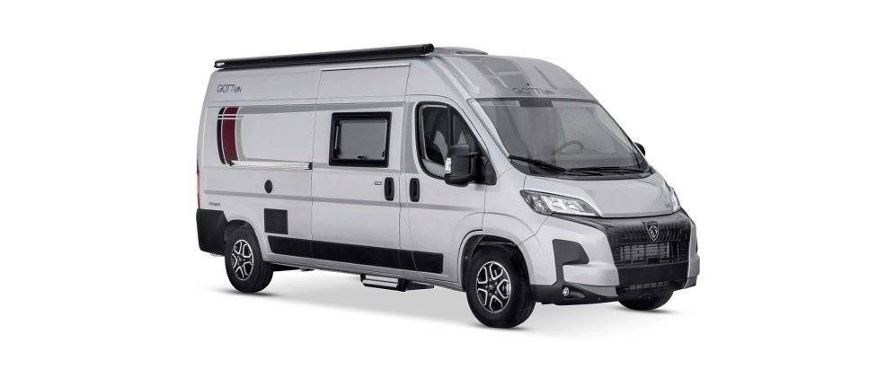 schräge Vorderansicht Peugeot Stellantis - Yescapa