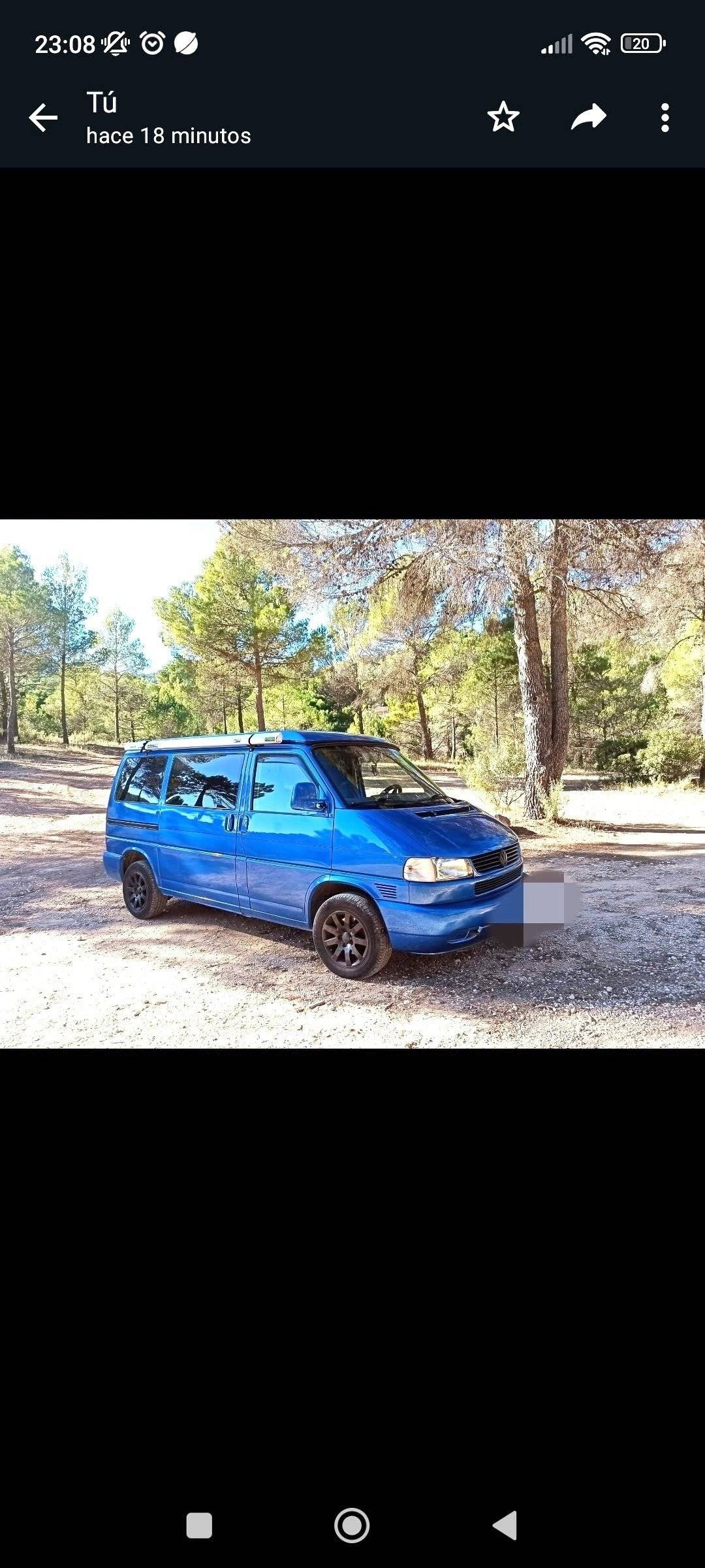 Vue avant de 3/4 Volkswagen T4 California Coach - Yescapa