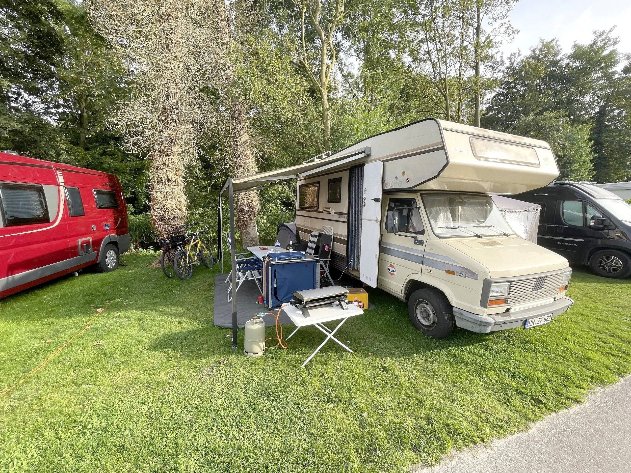 Front view from 3/4 Fiat Fiat ducato - Yescapa