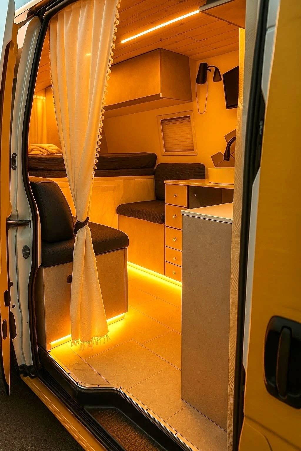 Dining Area Iveco Daily 2,3 l 156 ch - Yescapa